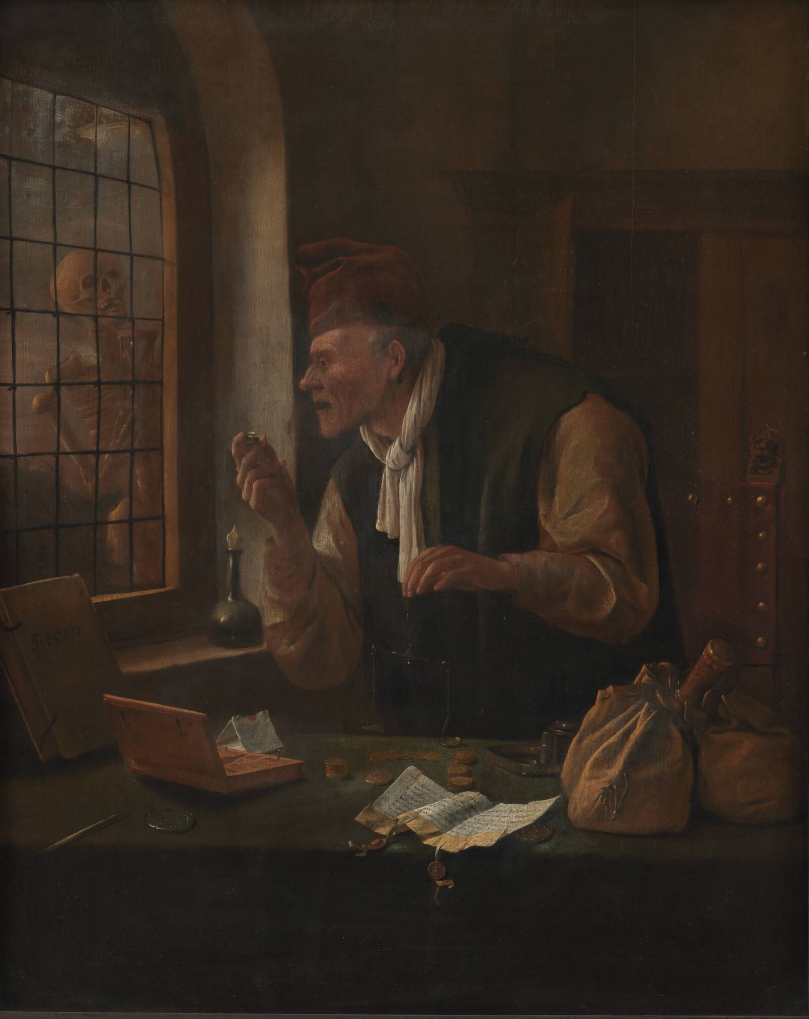 Den gerrige, Jan Steen, 1641-1679