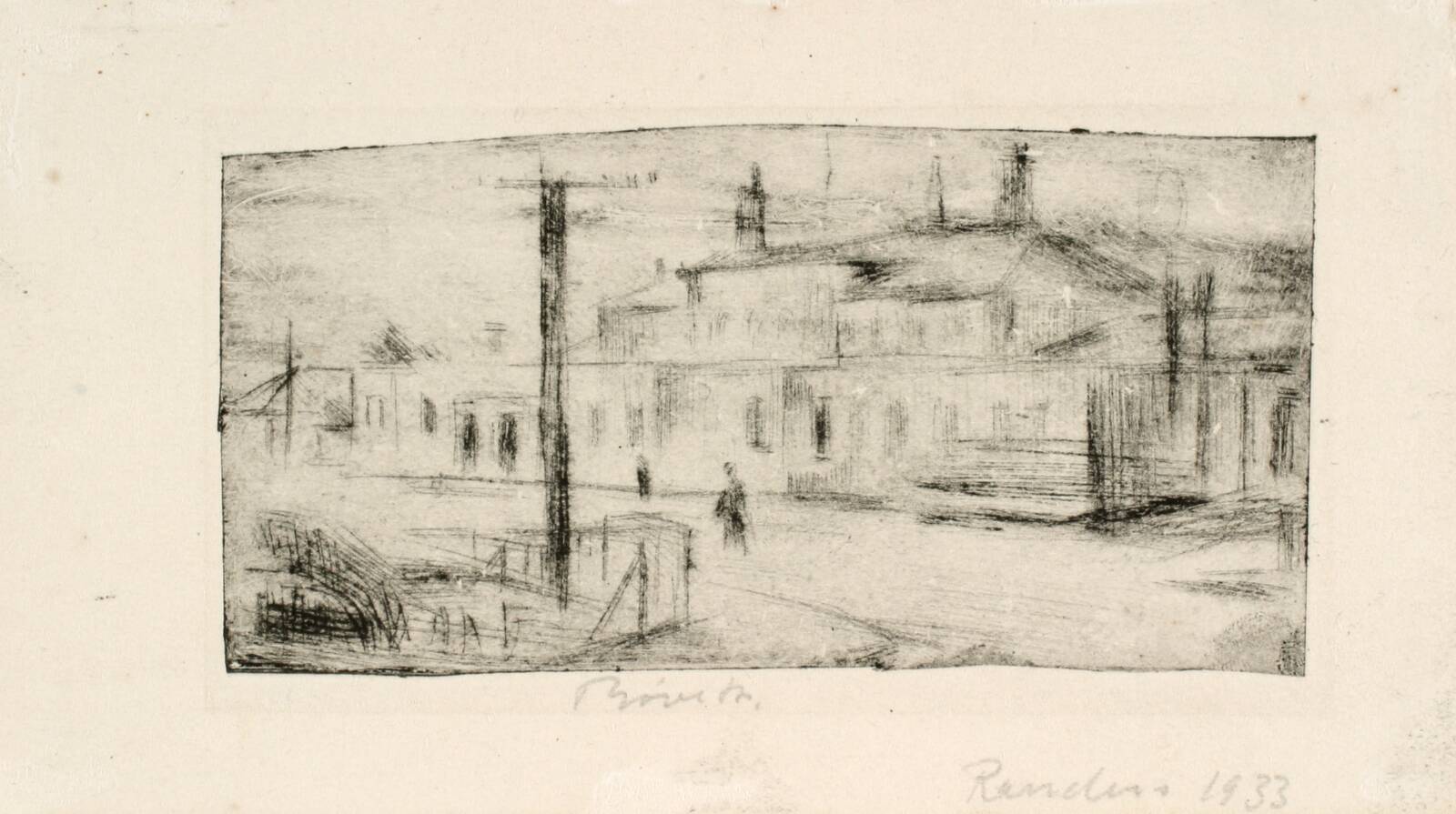Banegården i Randers, Henry Nielsen, 1933
