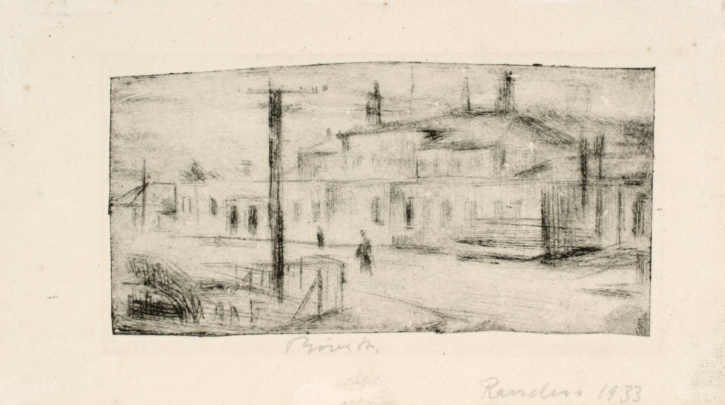 Banegården i Randers, Henry Nielsen, 1933