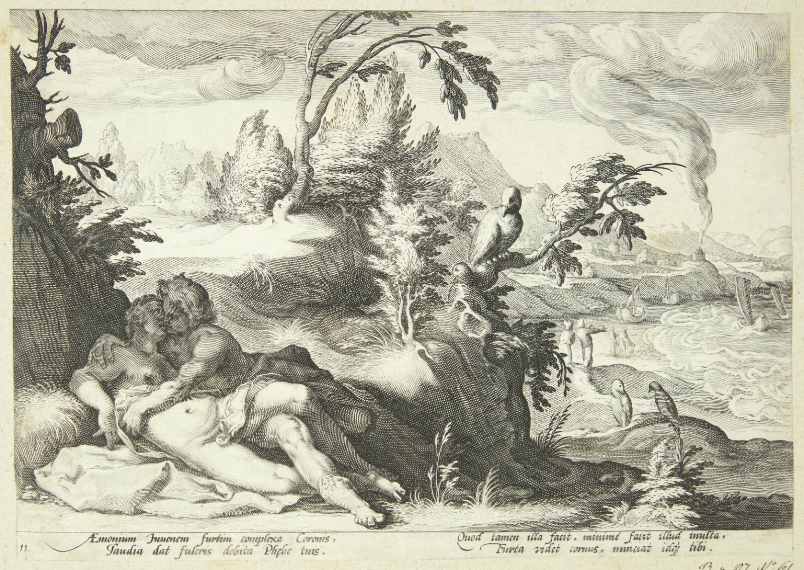 Apollon og Koronis, Ubekendt, 1590