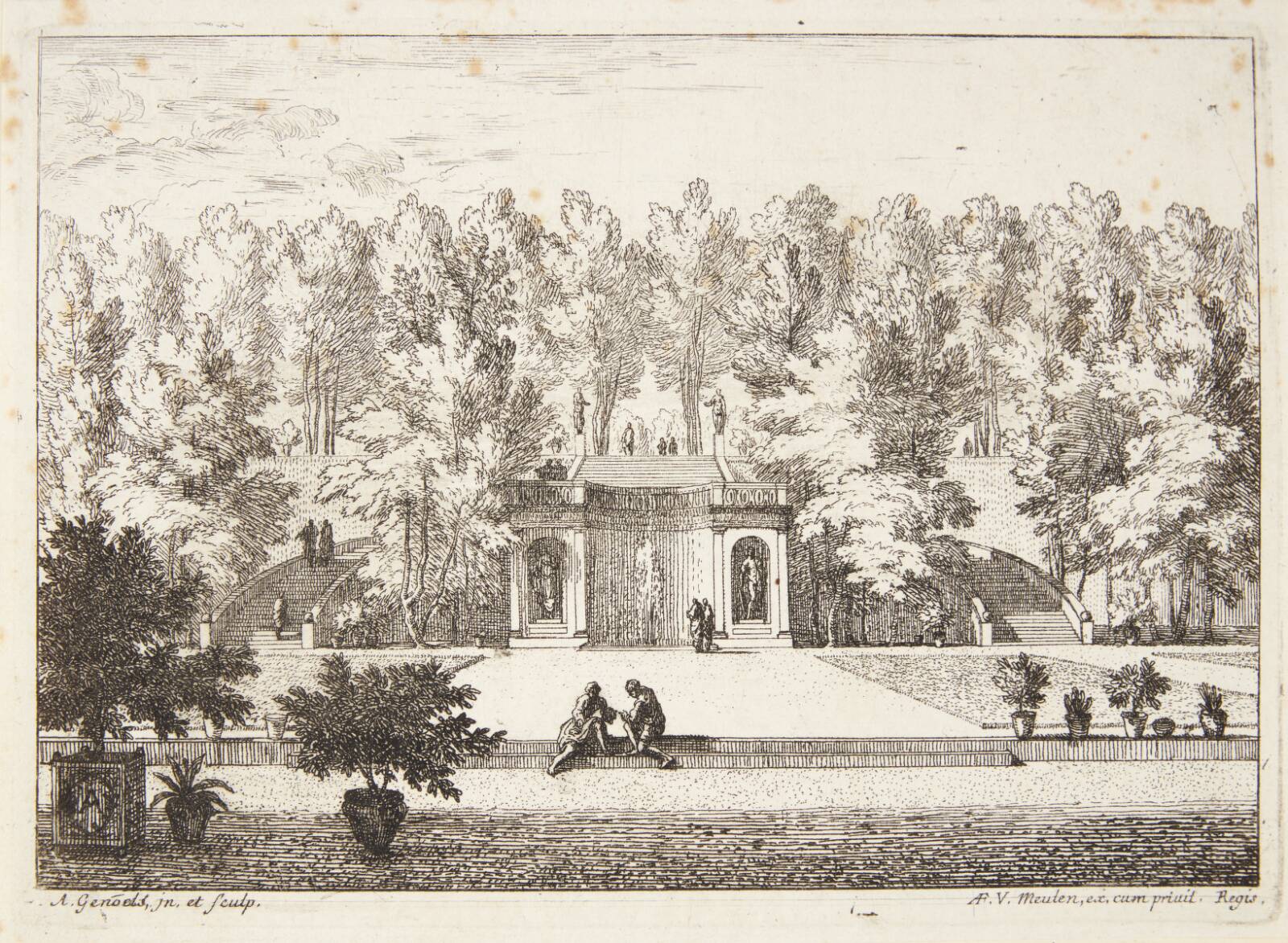 Haveanlæg, Abraham Genoels, 1640-1723