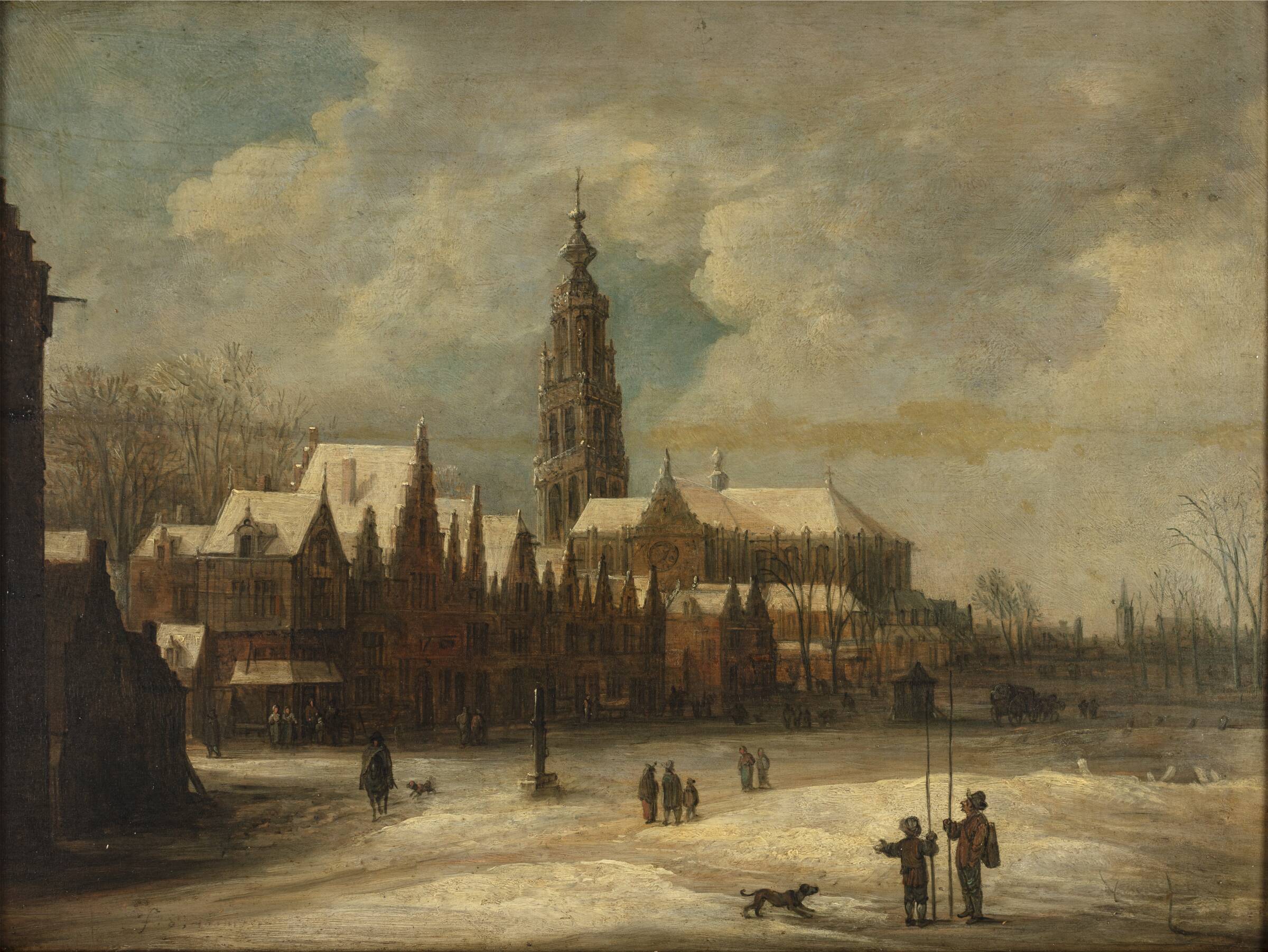 Vinterdag i Breda, Frans de Momper, 1648-1651