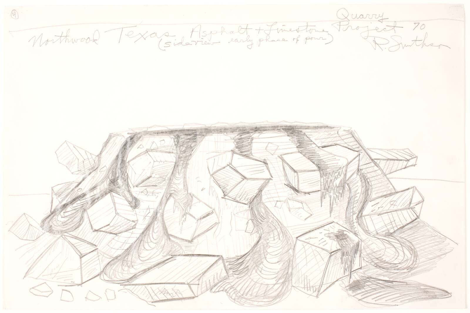 Texas Overflow, Robert Smithson, 1970