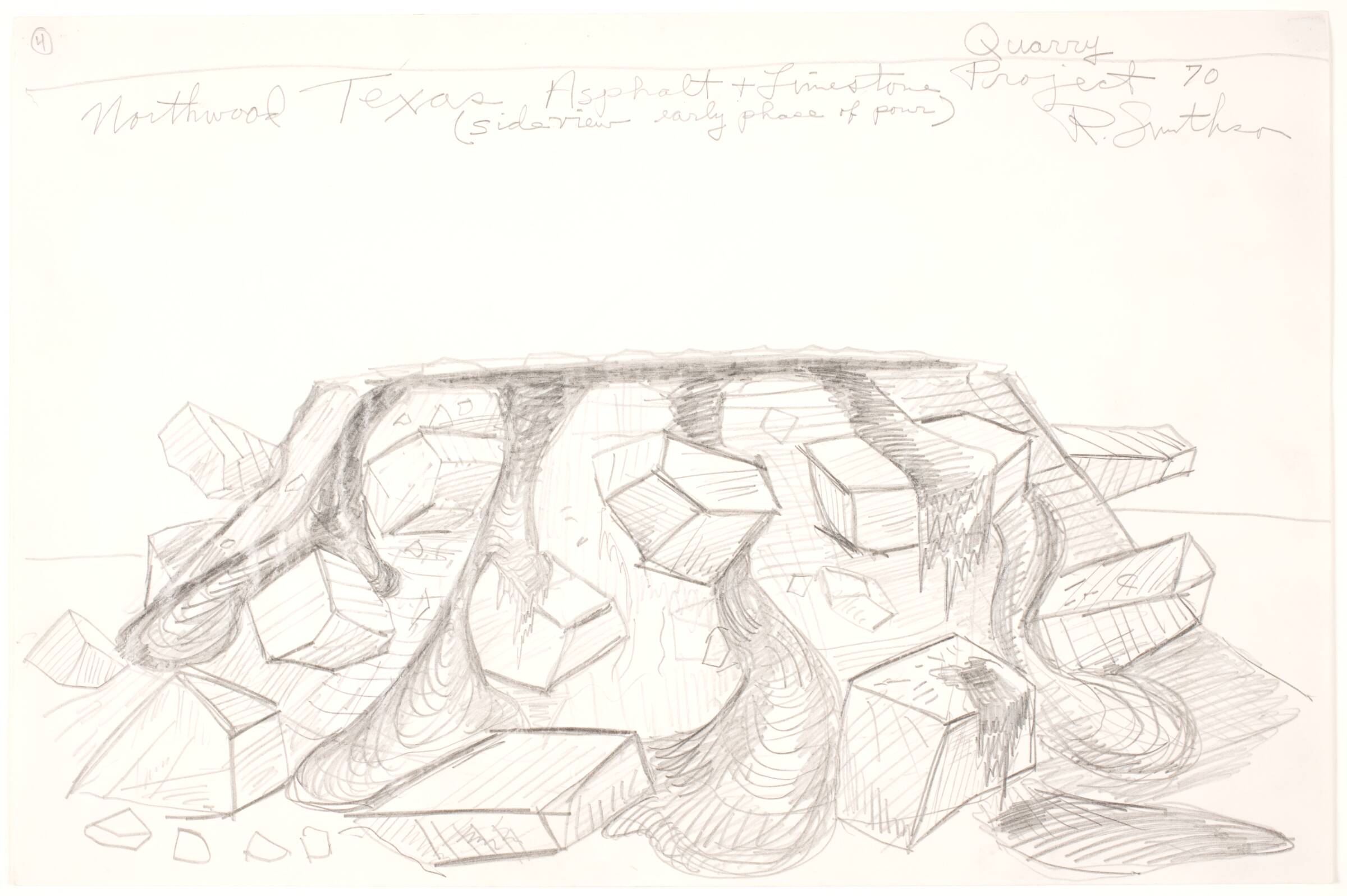 Texas Overflow, Robert Smithson, 1970