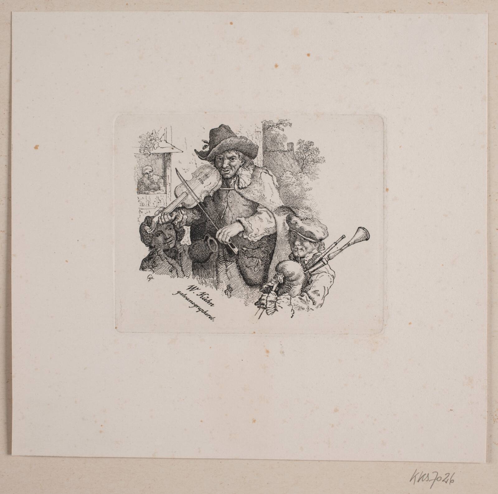 Omvandrende musikanter, Vilhelm Kyhn, 1842-1902