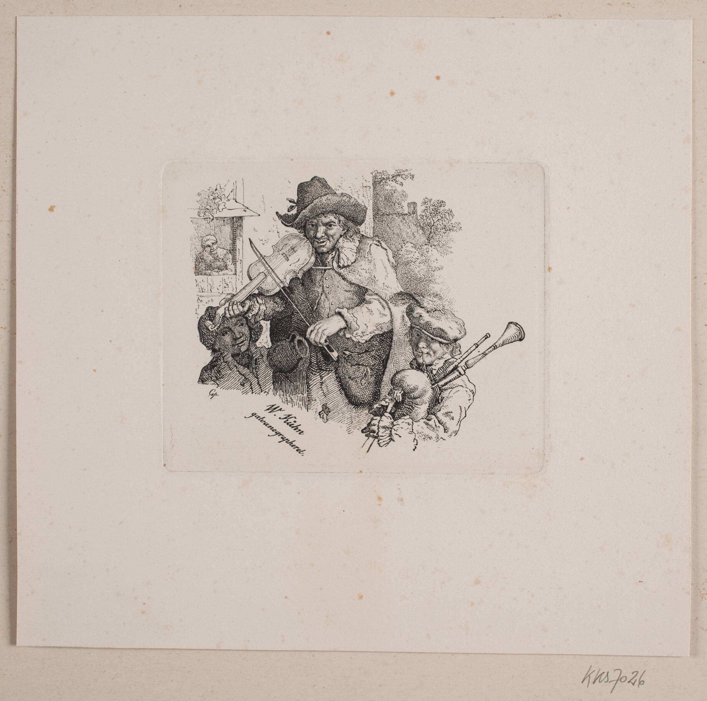 Omvandrende musikanter, Vilhelm Kyhn, 1842-1902