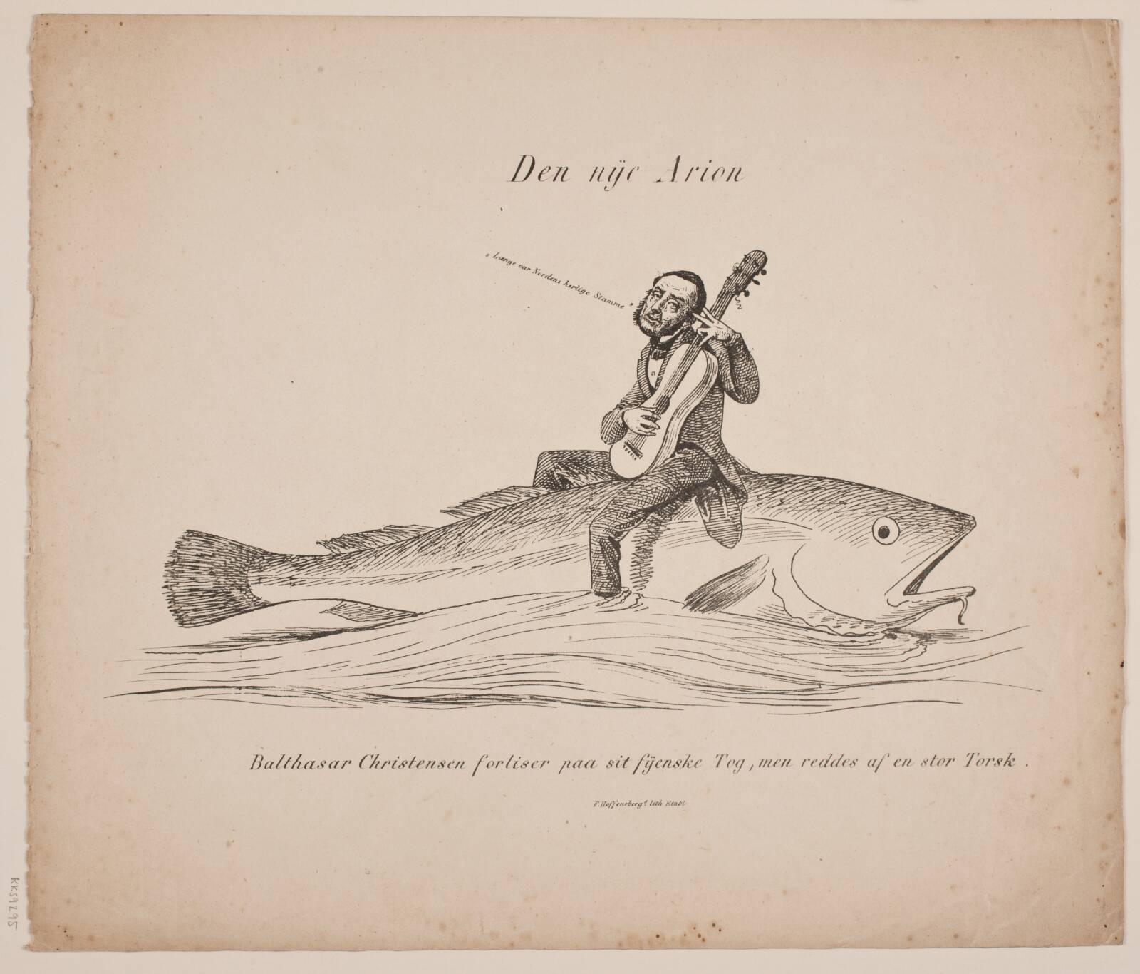 "Den nye Arion", Constantin Hansen, 1852