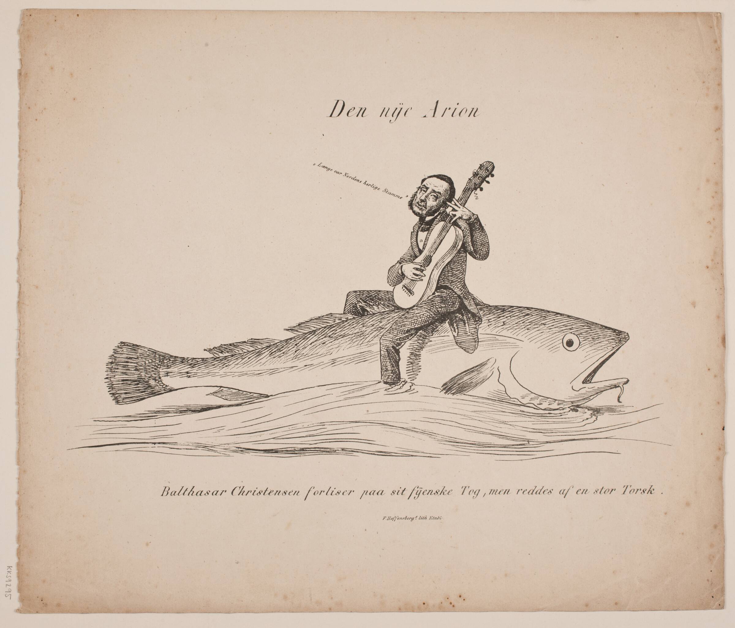 "Den nye Arion", Constantin Hansen, 1852
