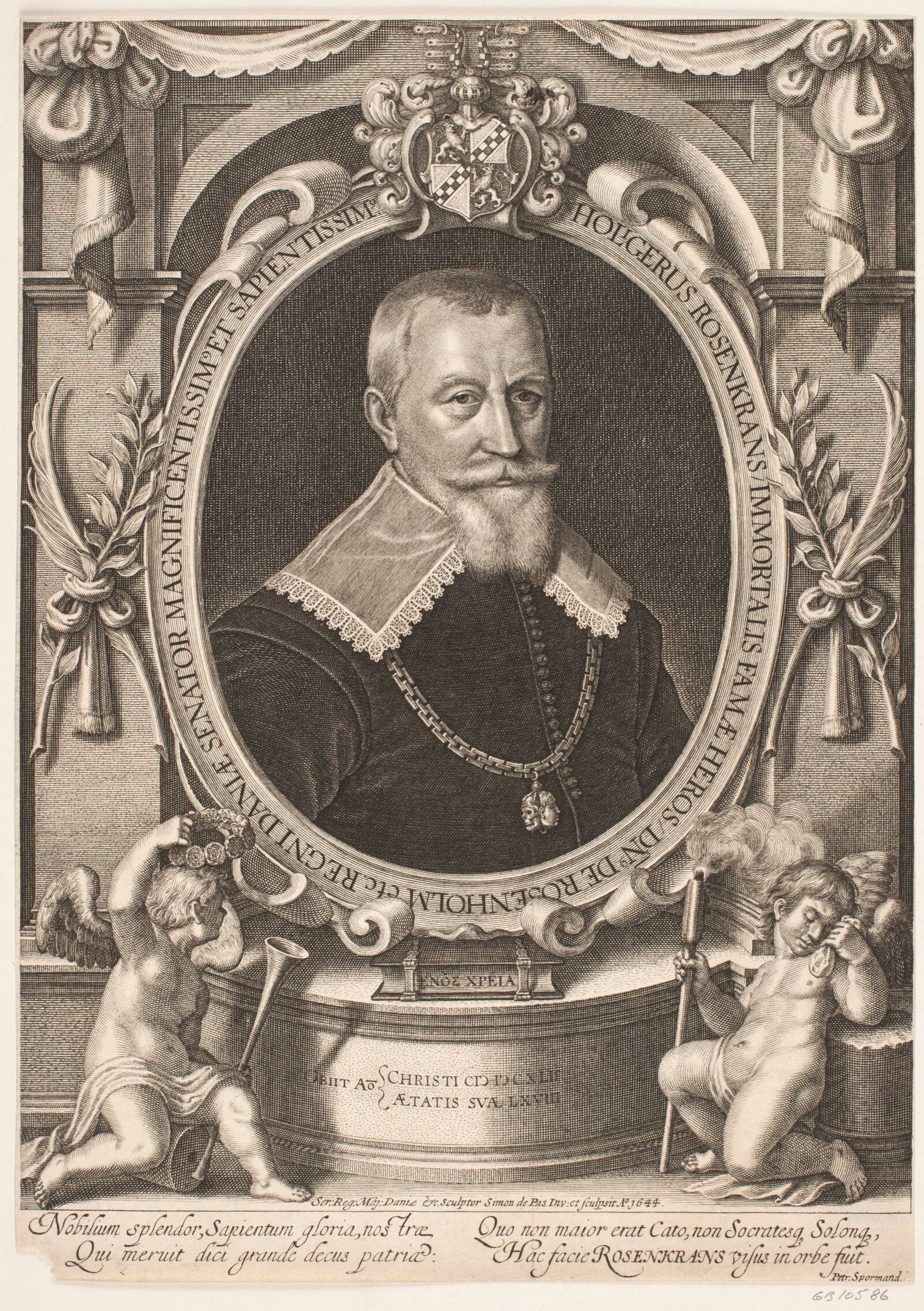 Holger Rosenkrantz, Simon de Pas, 1644