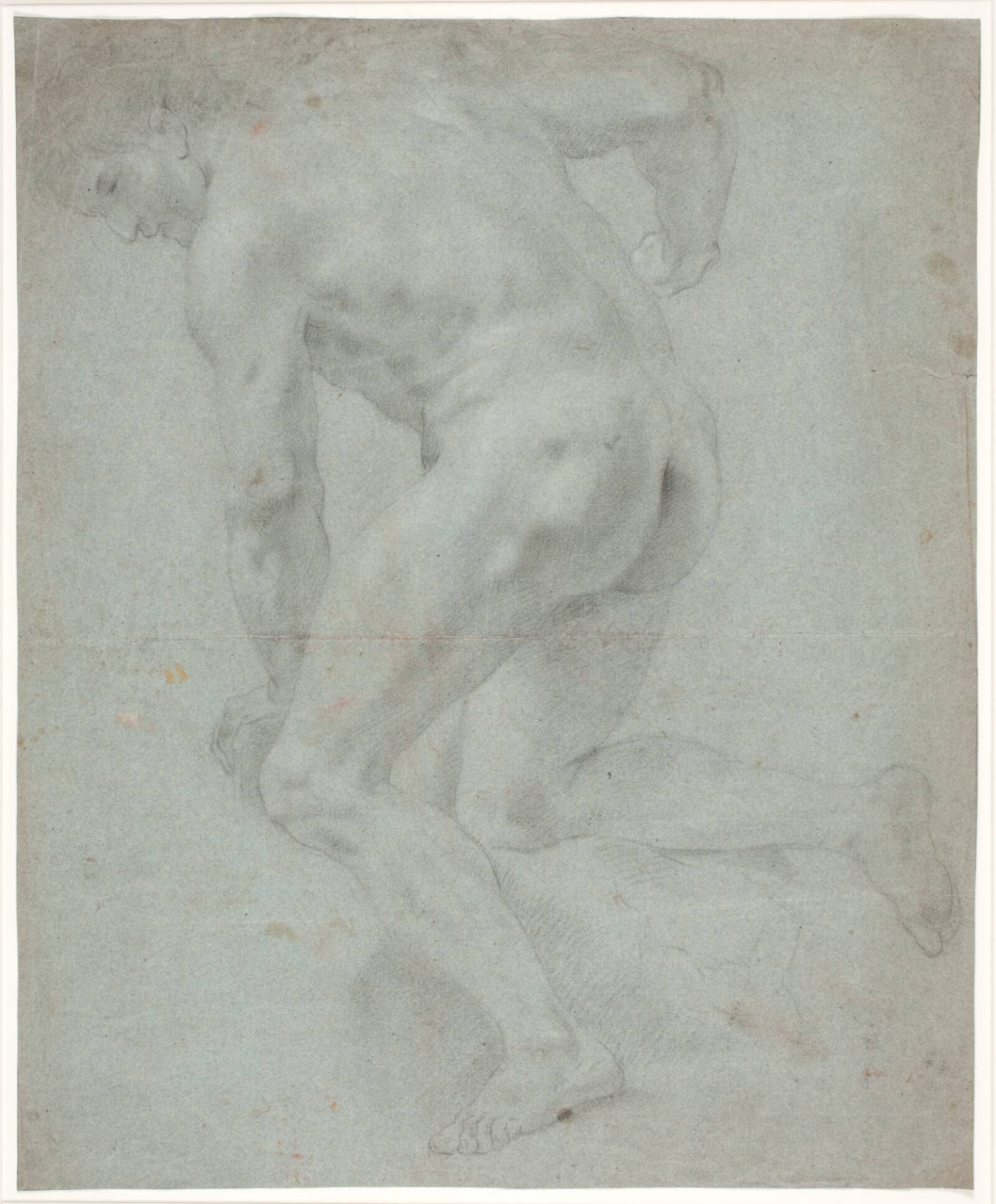 Mandlig modelstudie, Hendrik Krock, 1671-1738