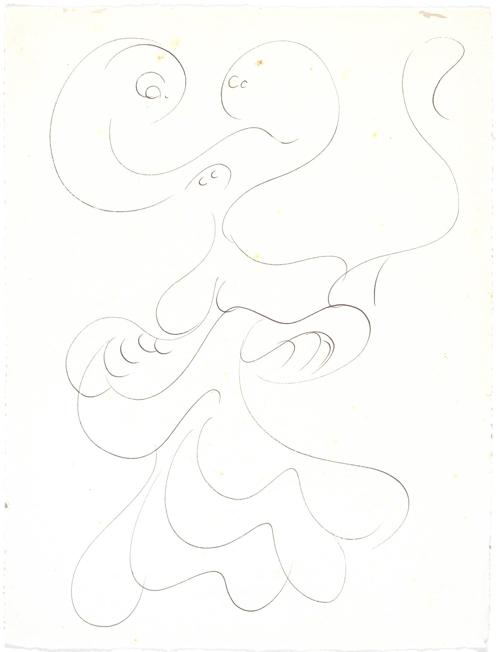 Oprejst figur, Richard Mortensen, 1943-1945
