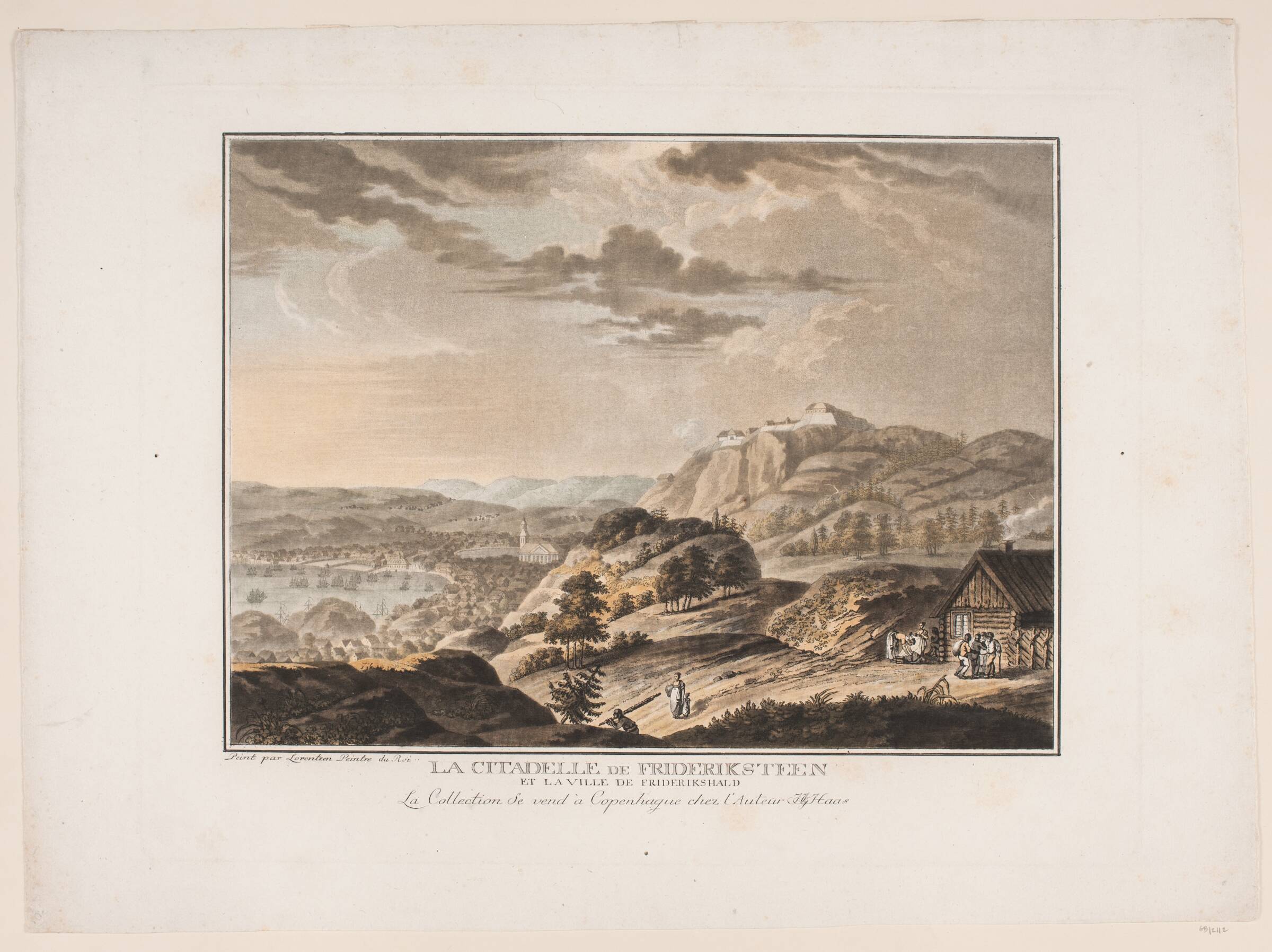 La citadelle de Frideriksteen, Georg Haas, 1788-1792