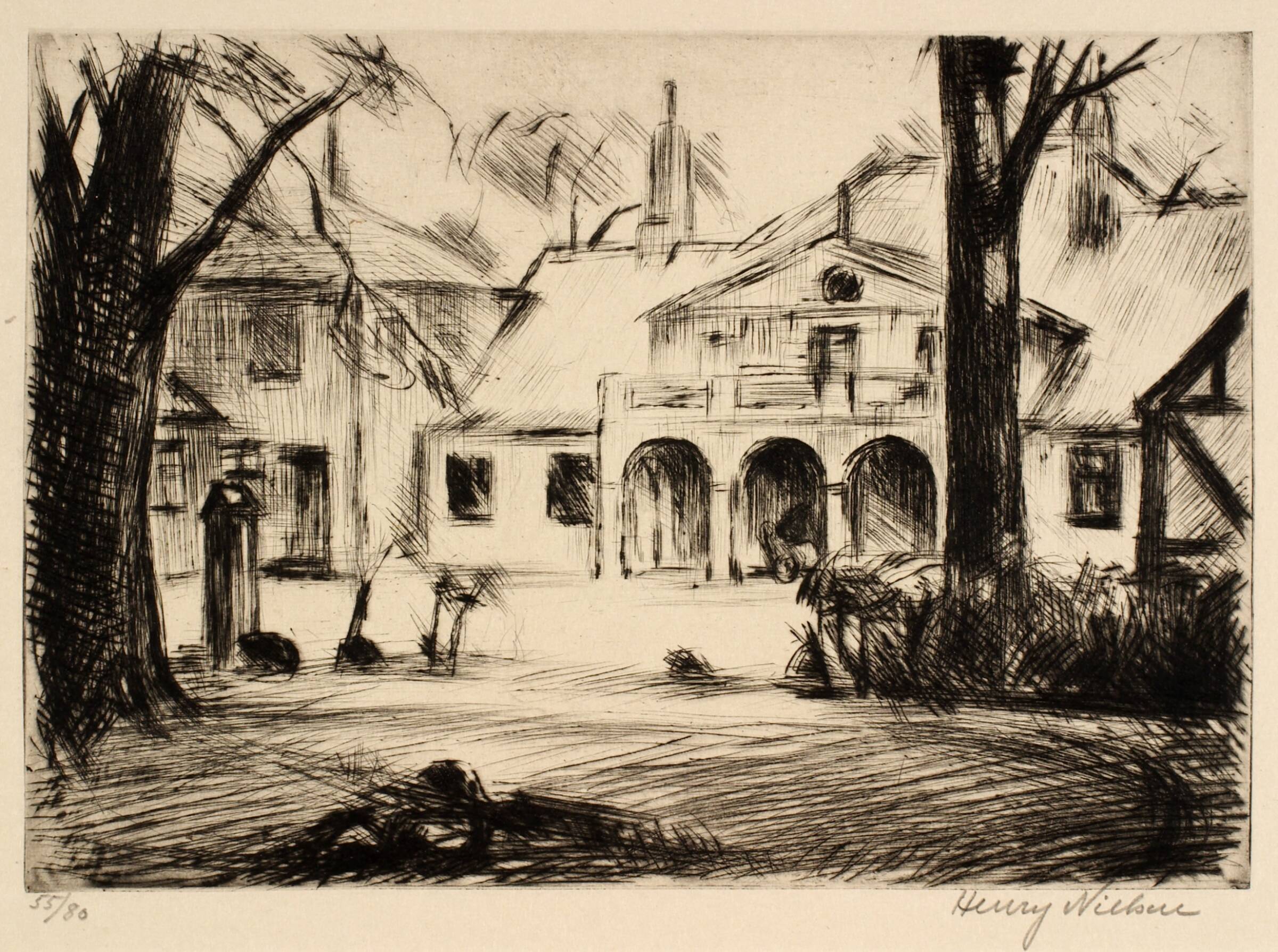 Gamle huse, Henry Nielsen, 1934