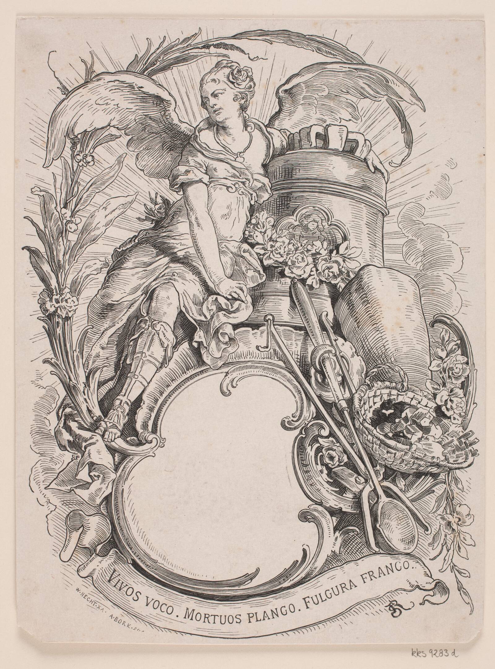 Vignet til Schiller "Die Glocke", André Bork, 1879