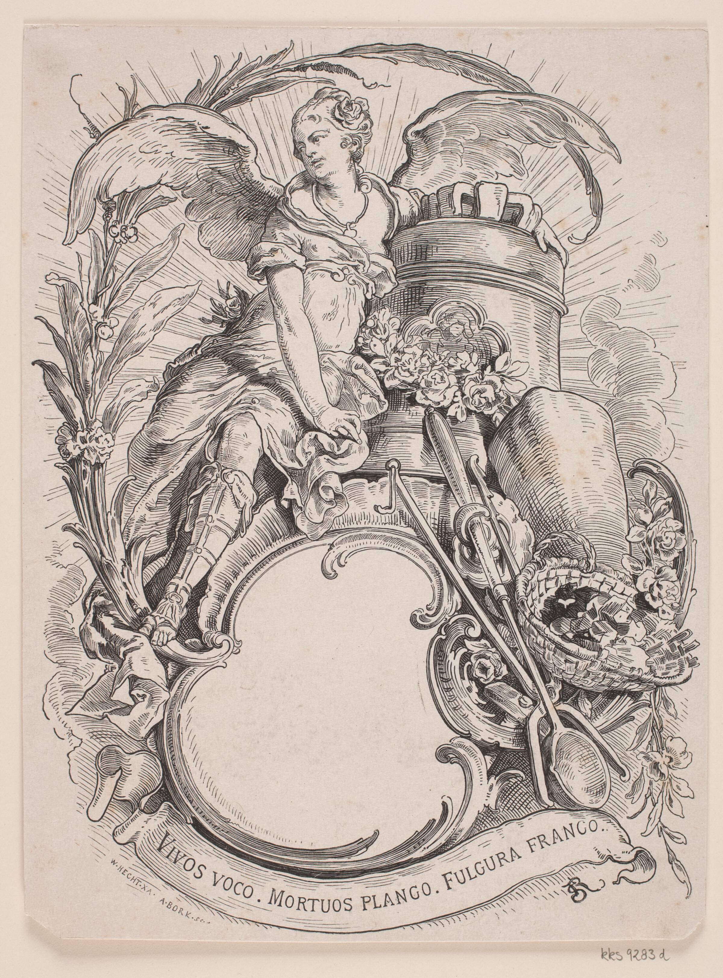 Vignet til Schiller "Die Glocke", André Bork, 1879