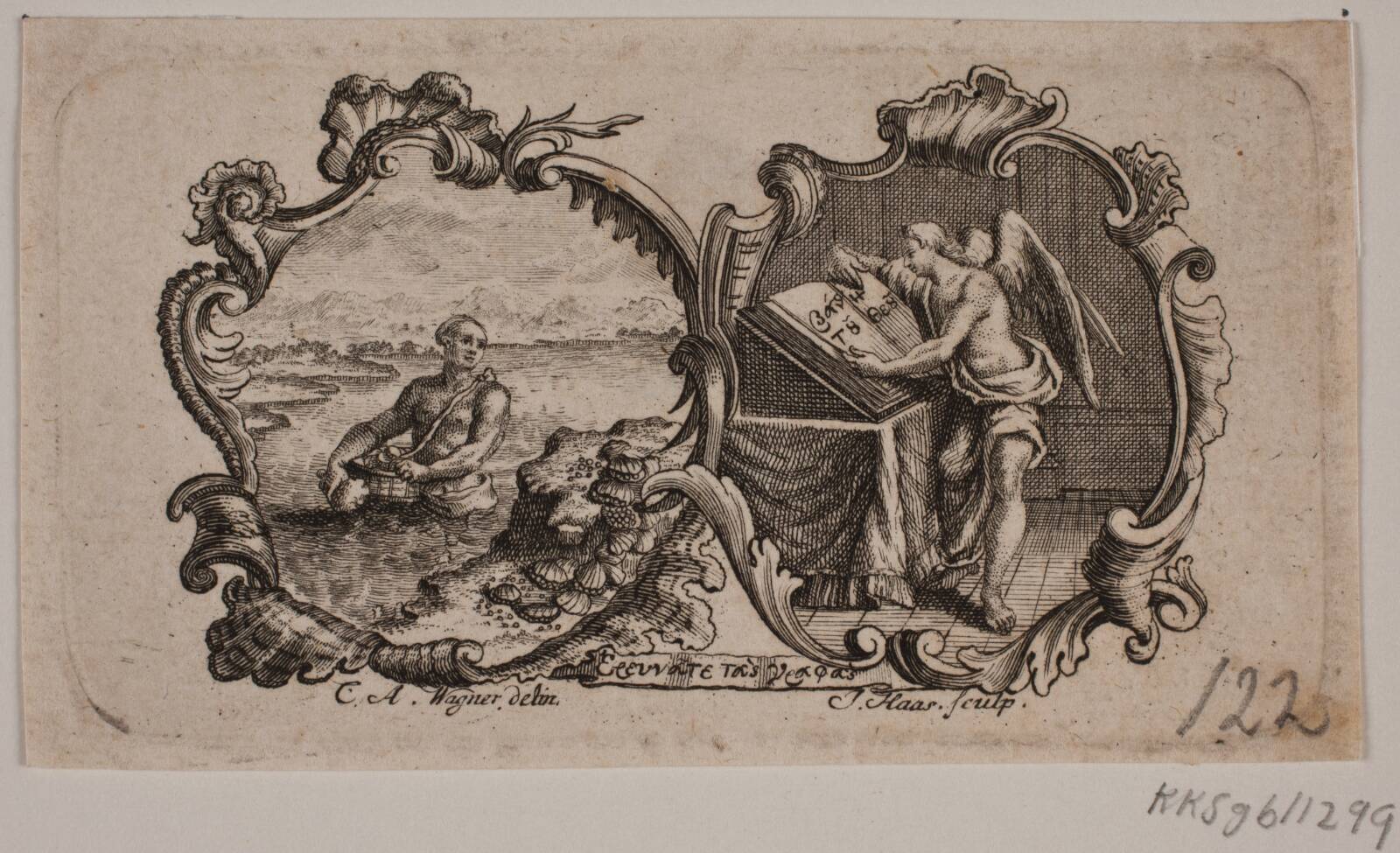Vignet, Jonas Haas, 1720-1775