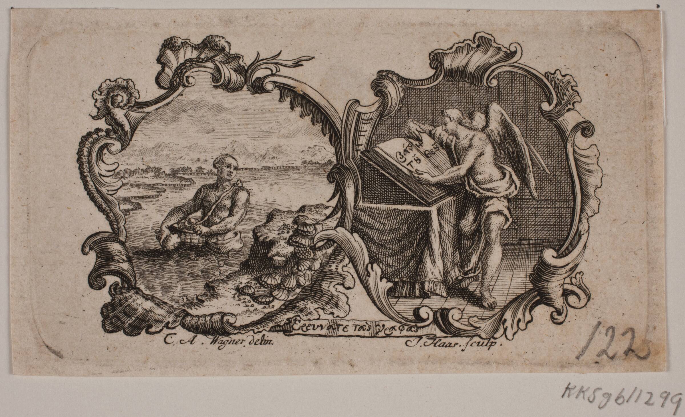 Vignet, Jonas Haas, 1720-1775