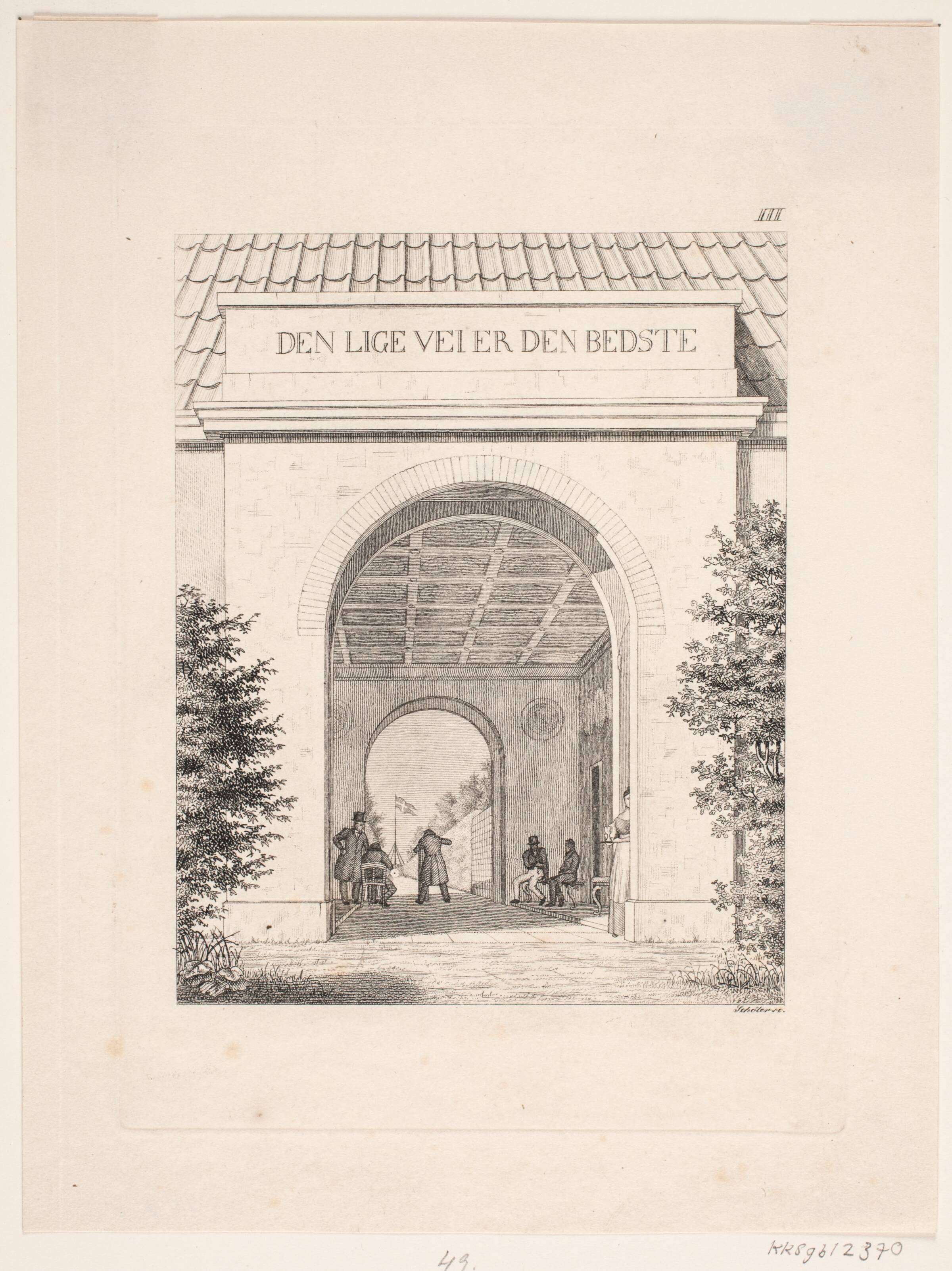 Skydebanen på Vesterbro, Peter Christian Schøler, 1834-1866