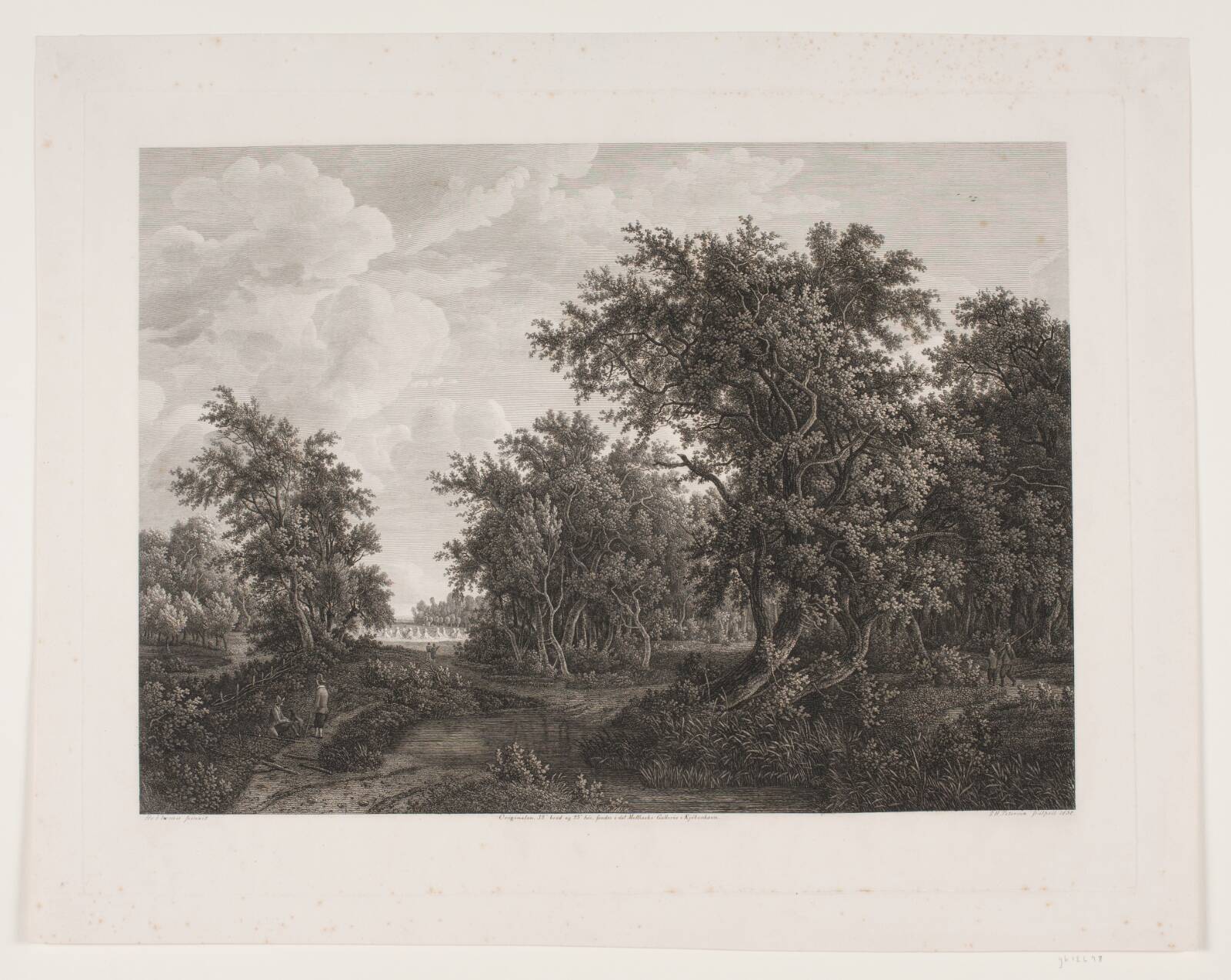 Landskab, Søren Henrik Petersen, 1838