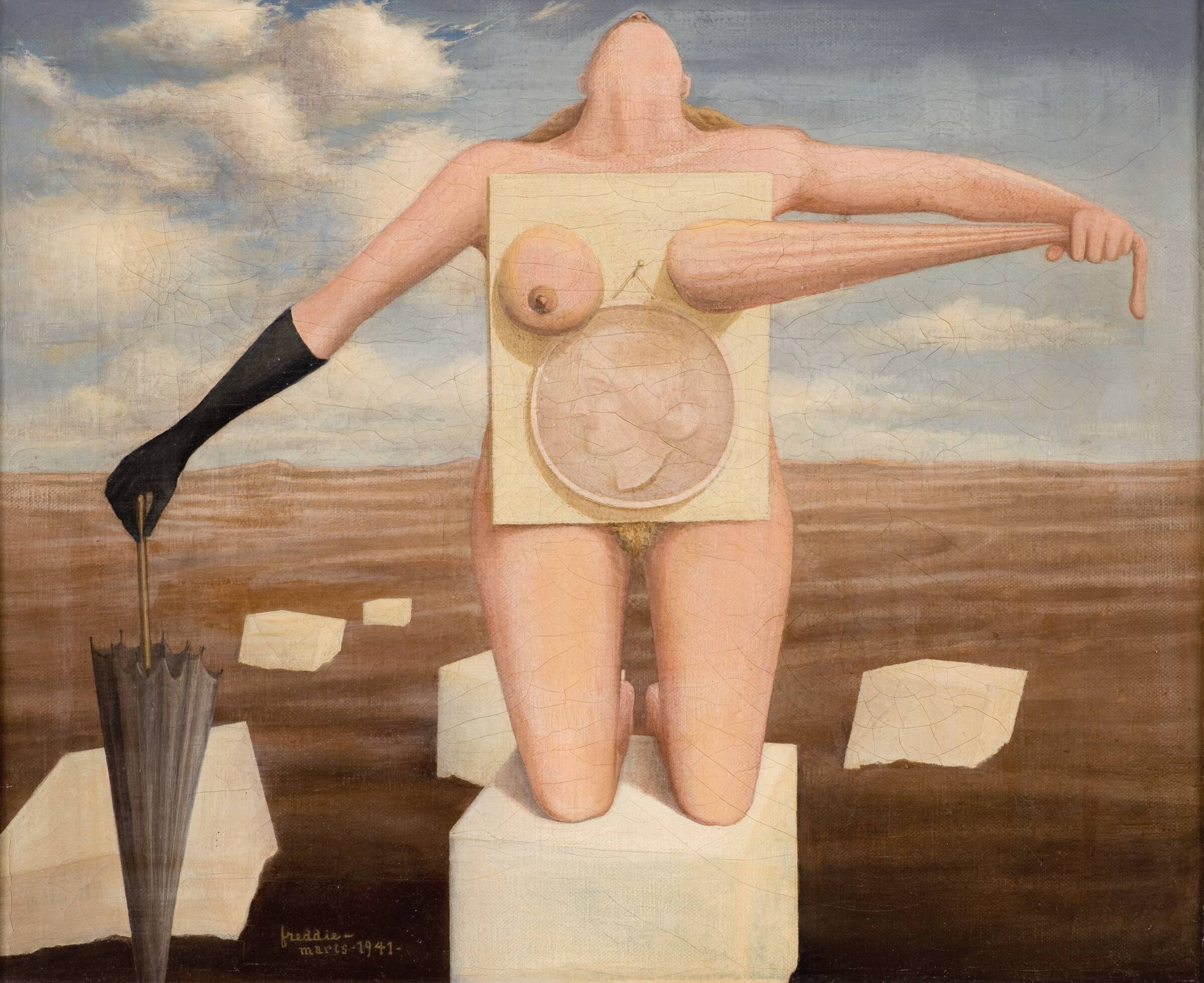 Monument, Wilhelm Freddie, 1941