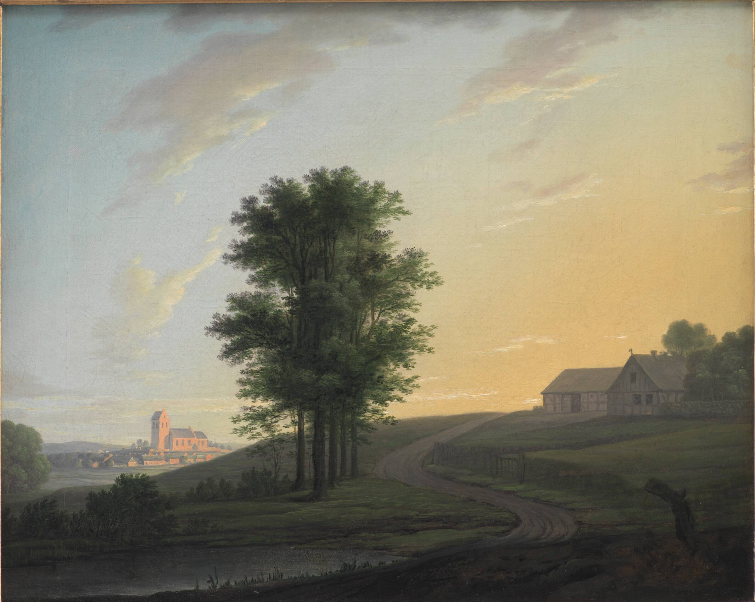 Aftenlandskab ved Gentofte, Erik Pauelsen, 1764-1790