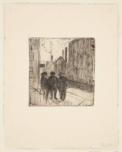 Samtale i gaden, Jane Muus, 1945