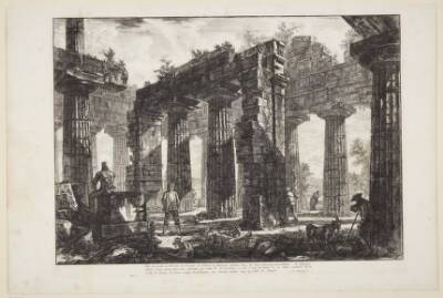 Resterne af det pronaos i Neptun-templet, som er afbildet i forrige blad [...]