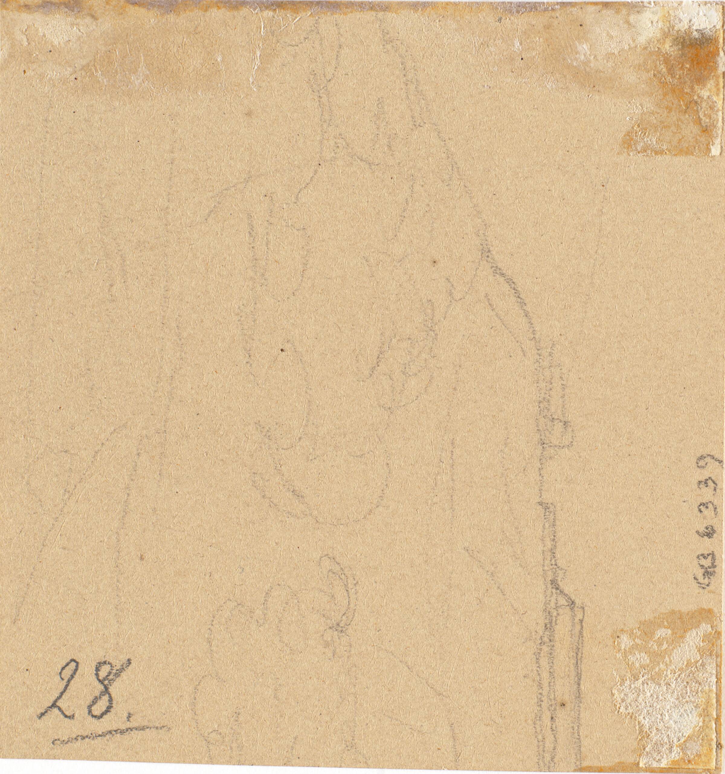 Landskabsskitse, Wilhelm Bendz, 1831