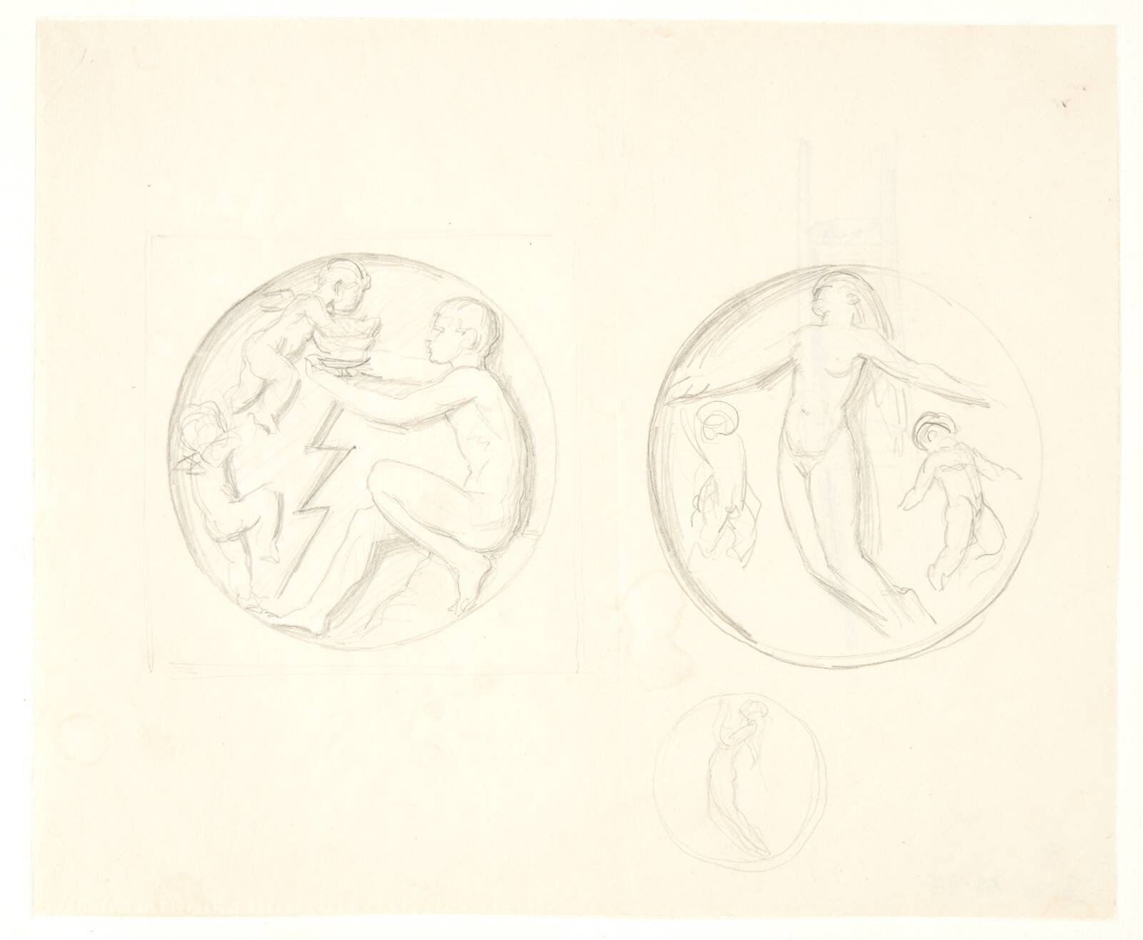 Udkast til relieffer, Svend Rathsack, 1885-1941