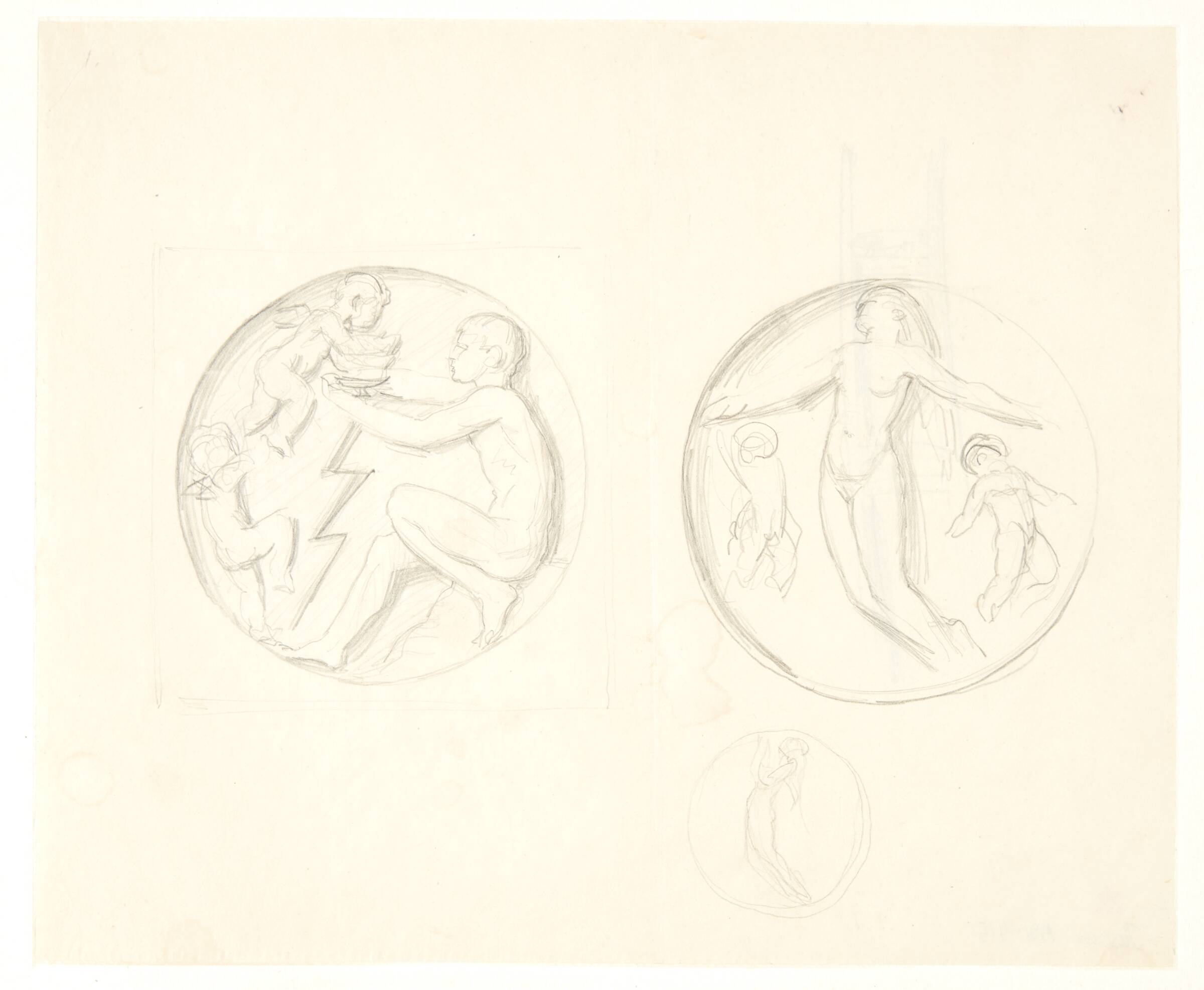 Udkast til relieffer, Svend Rathsack, 1885-1941