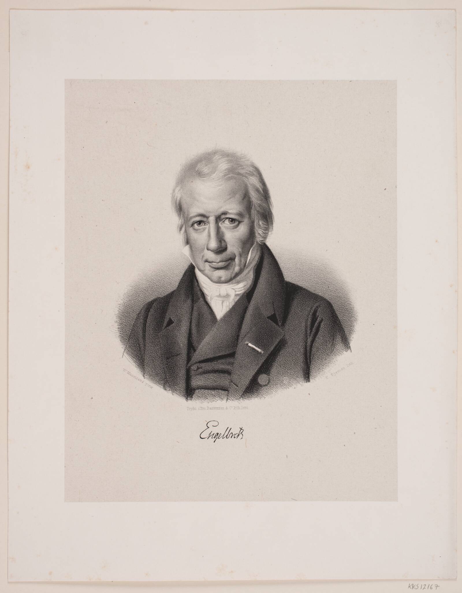 Wolf Frederik Engelbreth, Peter Henrik Gemzøe, 1845