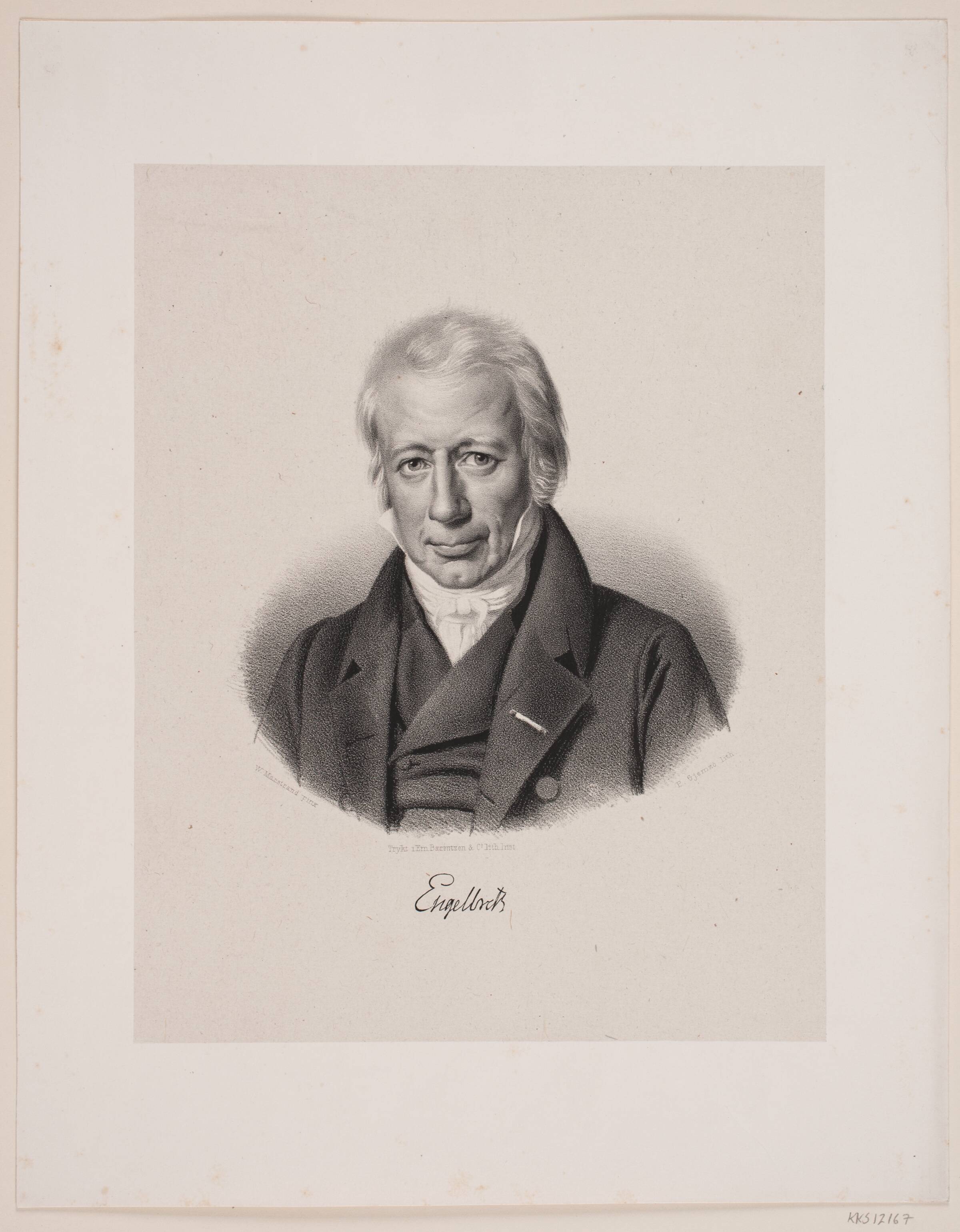 Wolf Frederik Engelbreth, Peter Henrik Gemzøe, 1845