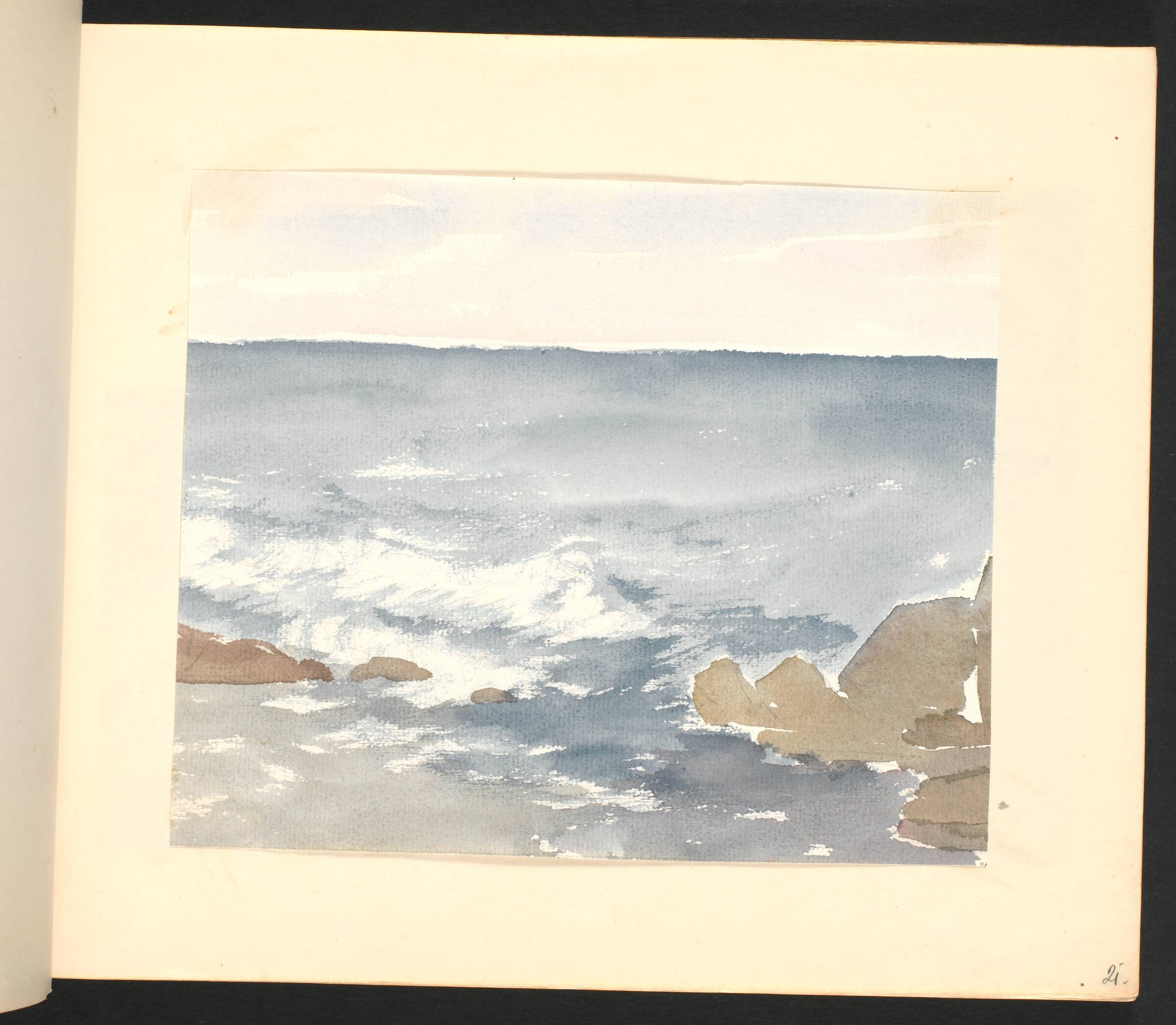 Klipper i havet, Johannes Frederiksen, 1944