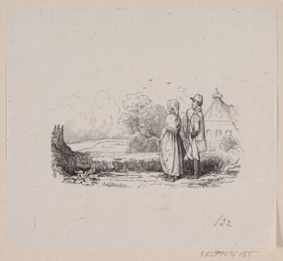 Illustration til "Hørren" i H.C. Andersen, "Eventyr og Historier", Bind 2