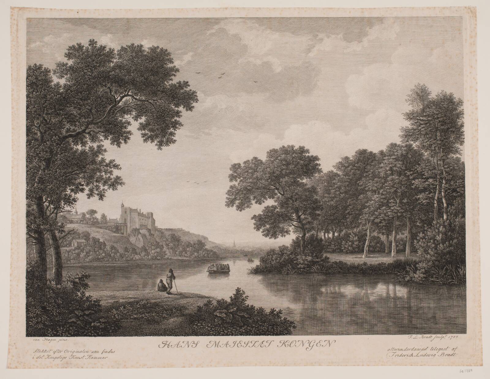 Flodlandskab, Bradt, F.L., 1785