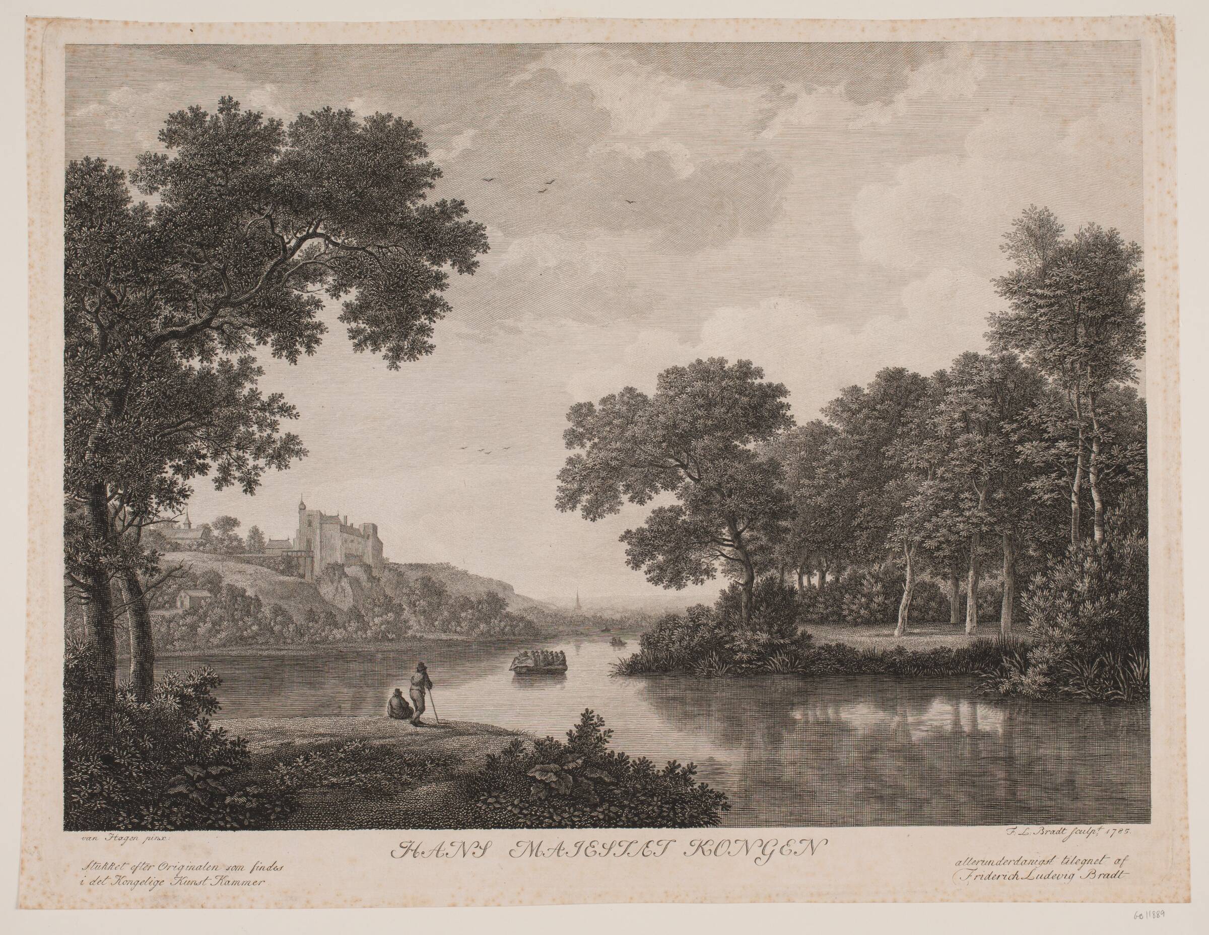 Flodlandskab, Bradt, F.L., 1785