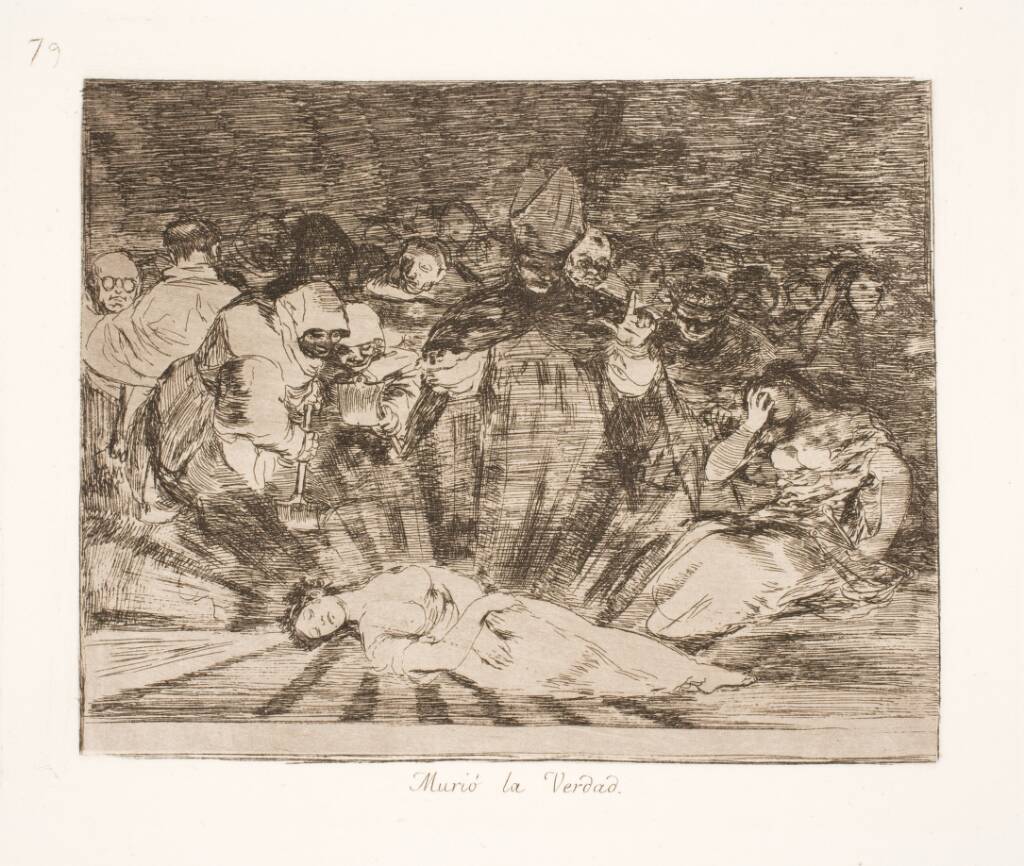 Sandheden er død (79), Francisco de Goya, 1810-1820