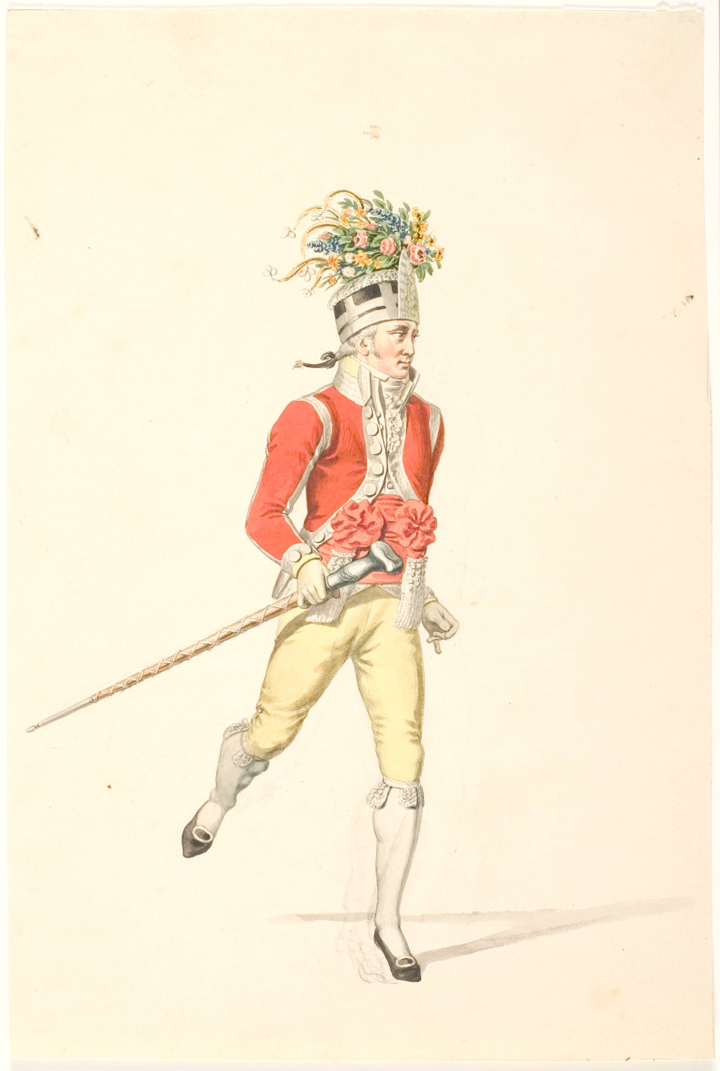 Kongelig løber, Johannes Senn, 1807