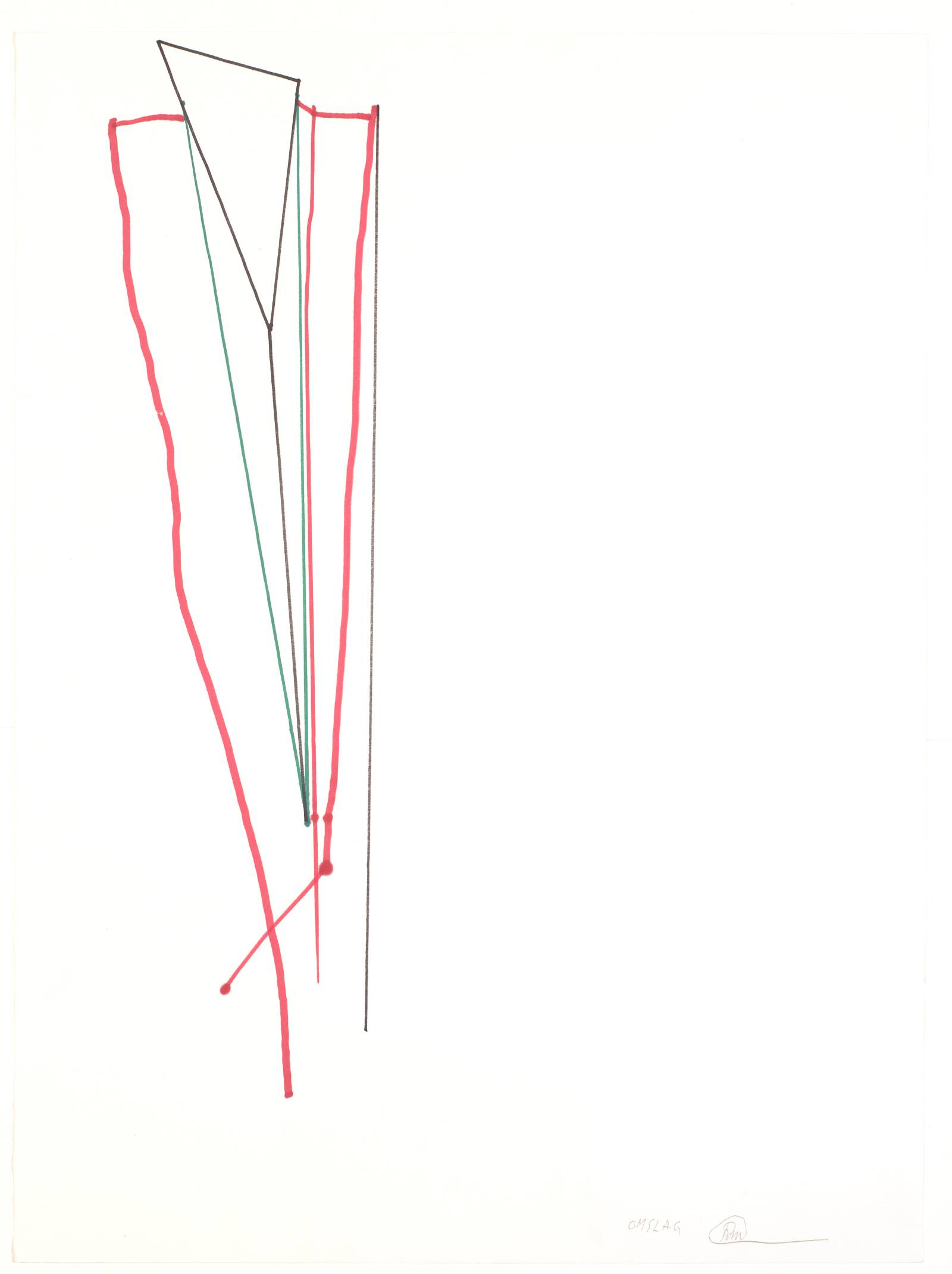 "De hvide og farvede snit", Richard Mortensen, 1989