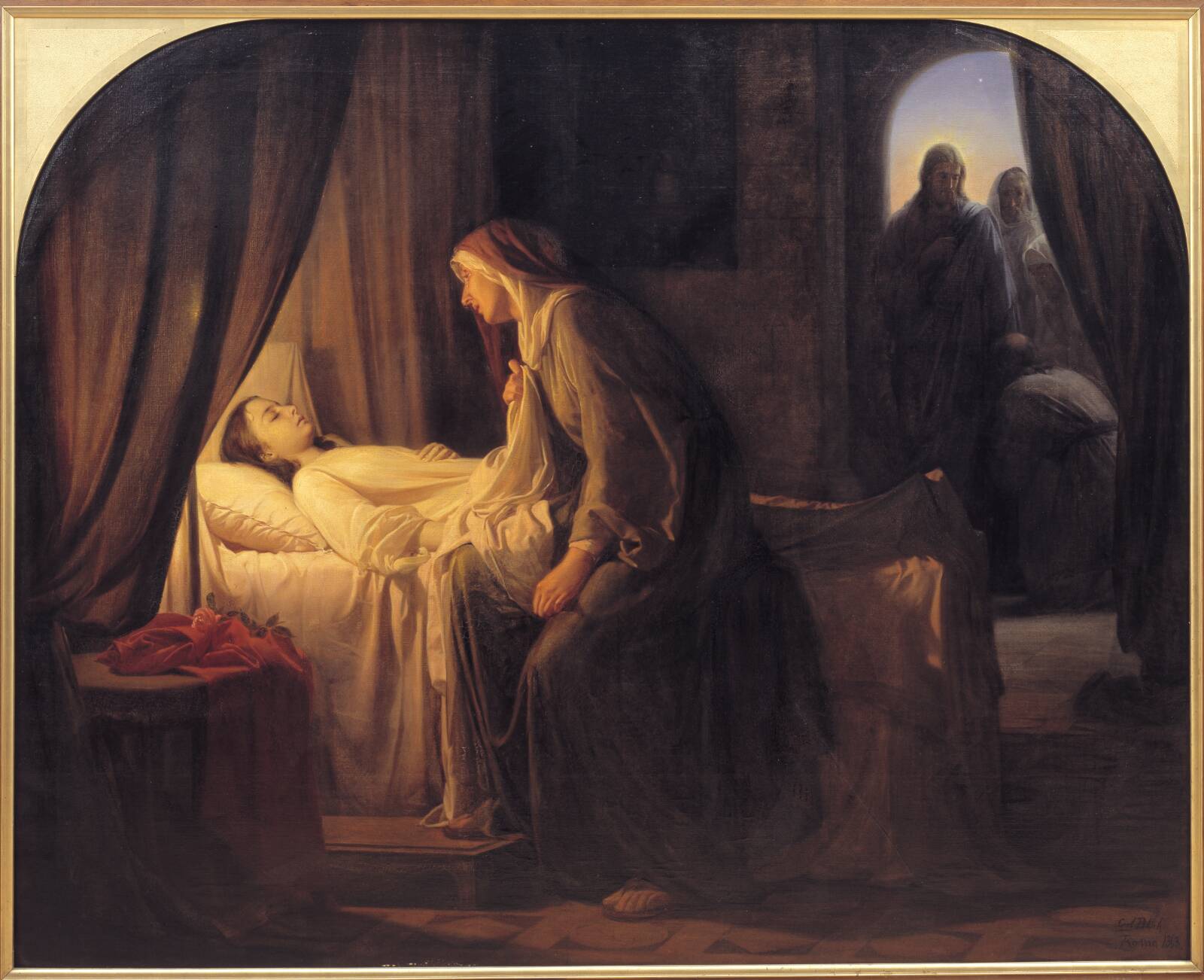 The Daughter of Jairus, by Carl Bloch, 1863