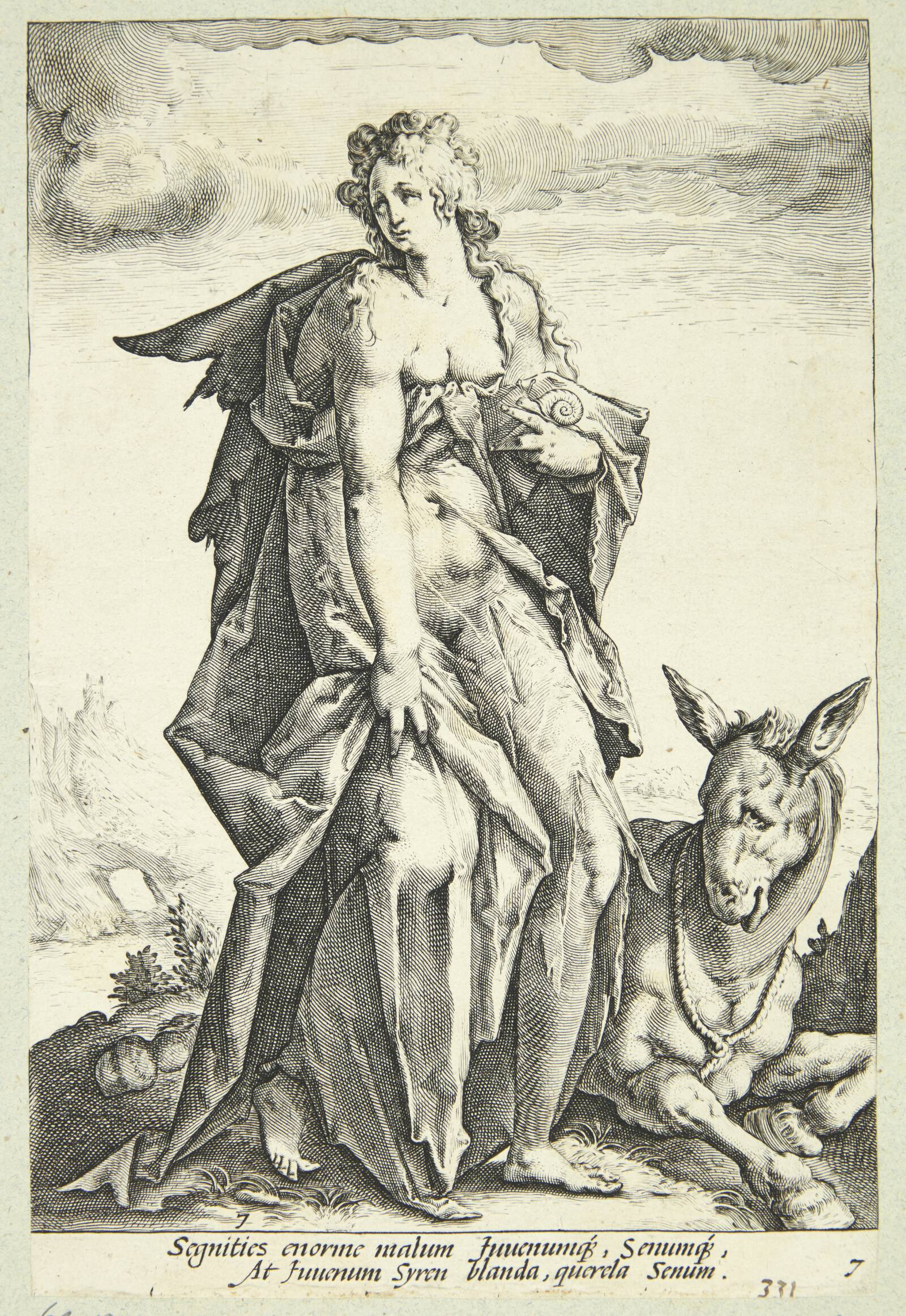 Dovenskab, Jacob Matham, 1585-1588