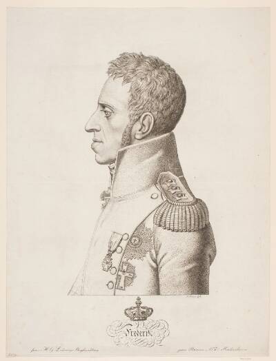 Frederik VI, brystbillede