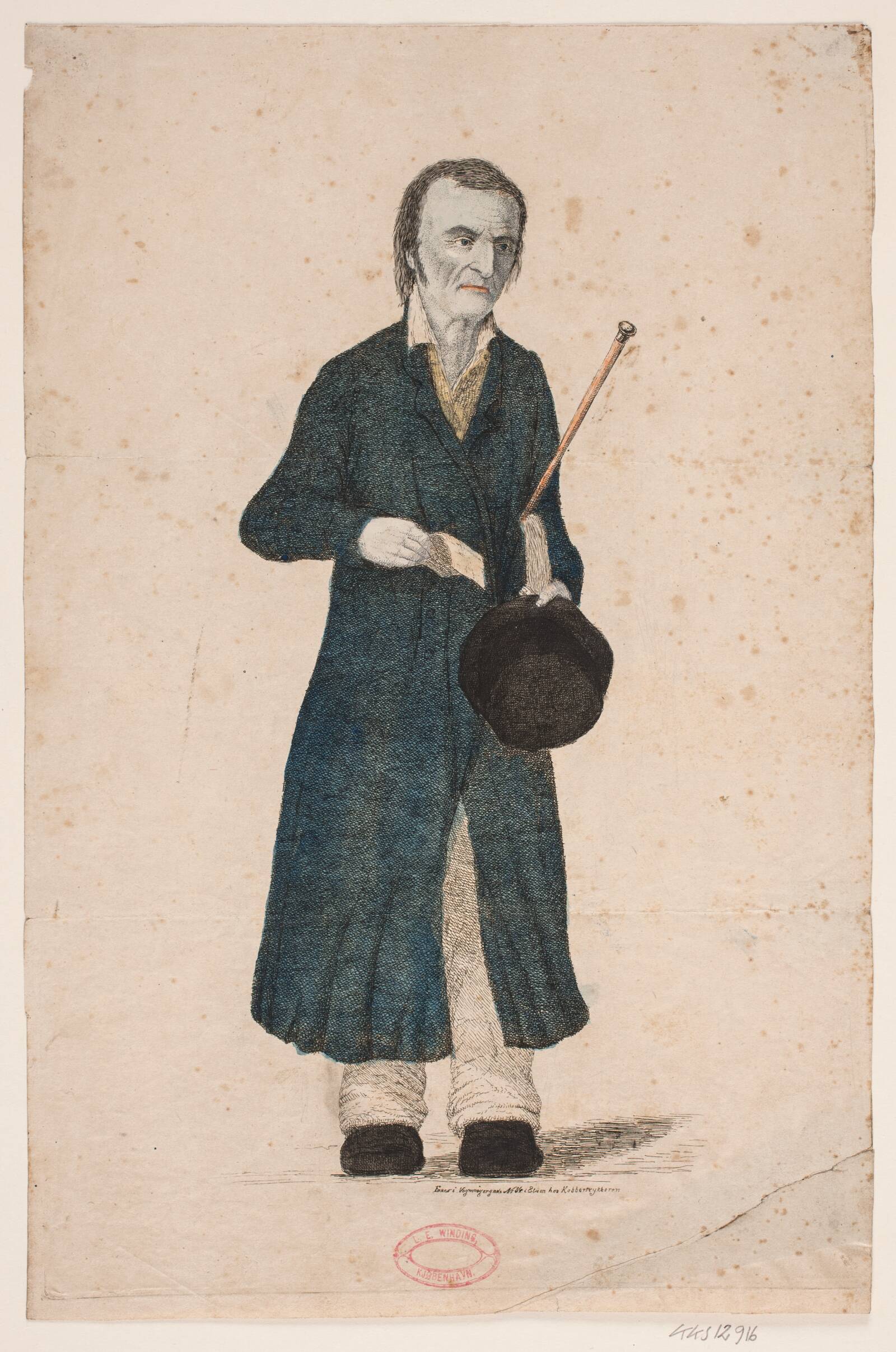 J. P. Tønder, Ubekendt, 1834-1866