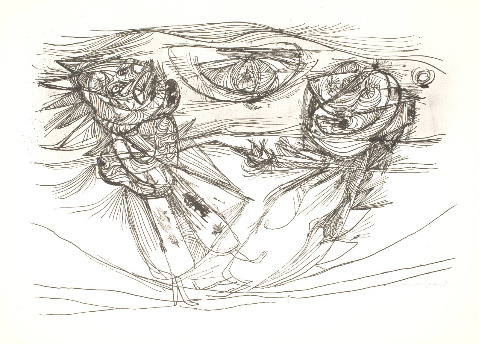Uden titel, Asger Jorn, 1945