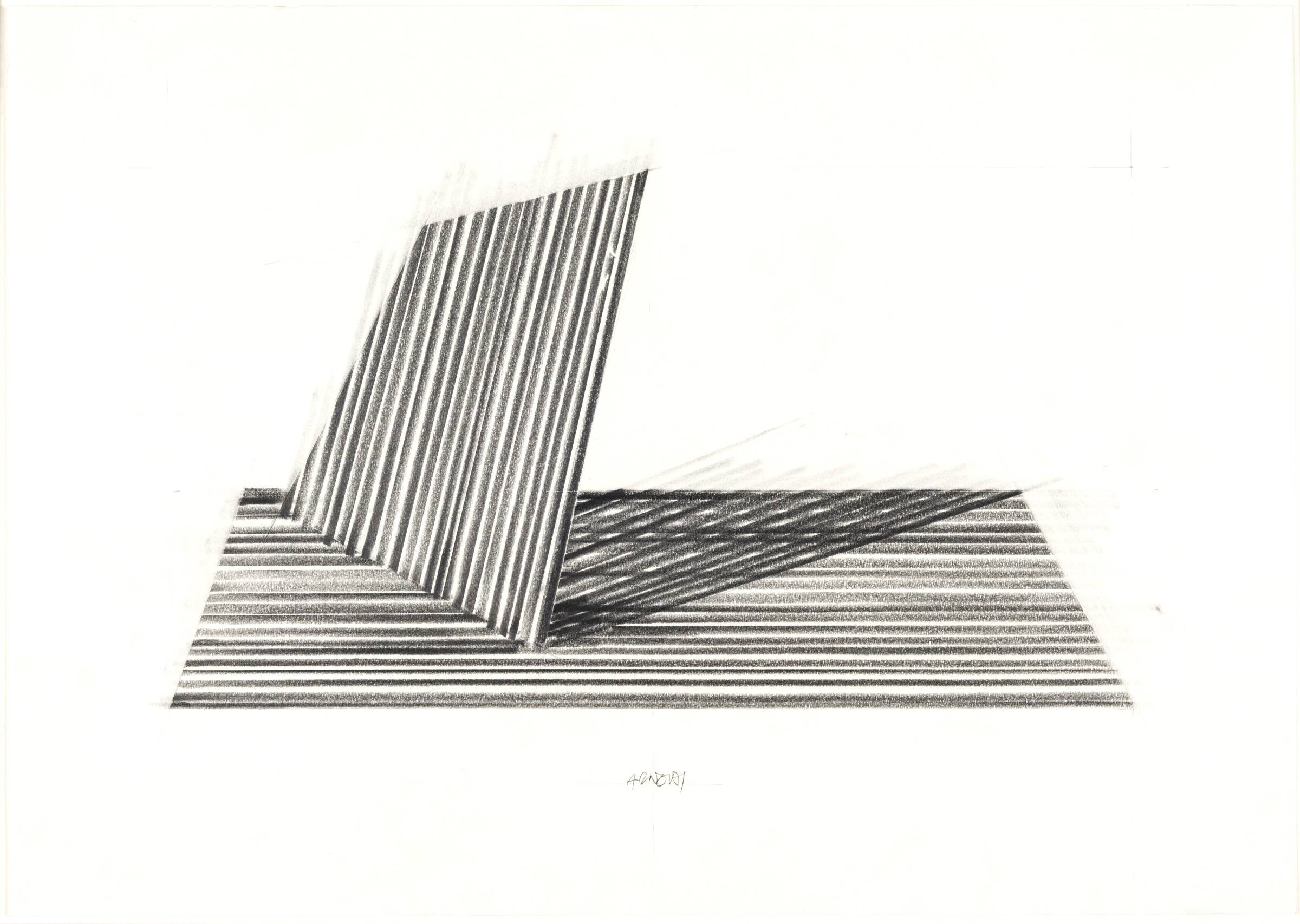 Scenebillede med udsigt, Per Arnoldi, 2013