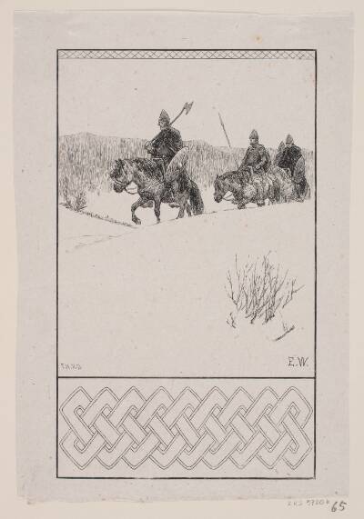 Bagsideillustration til Nordahl Rolfsen, Vor fædres liv