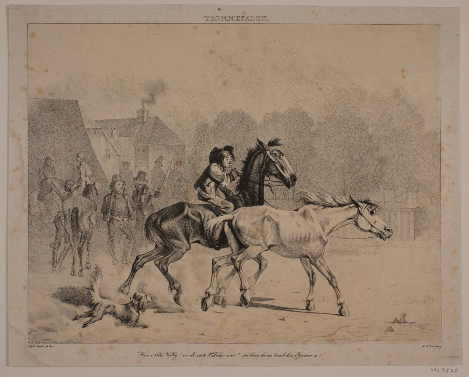Trommesalen, N.B. Krossing, 1795-1854
