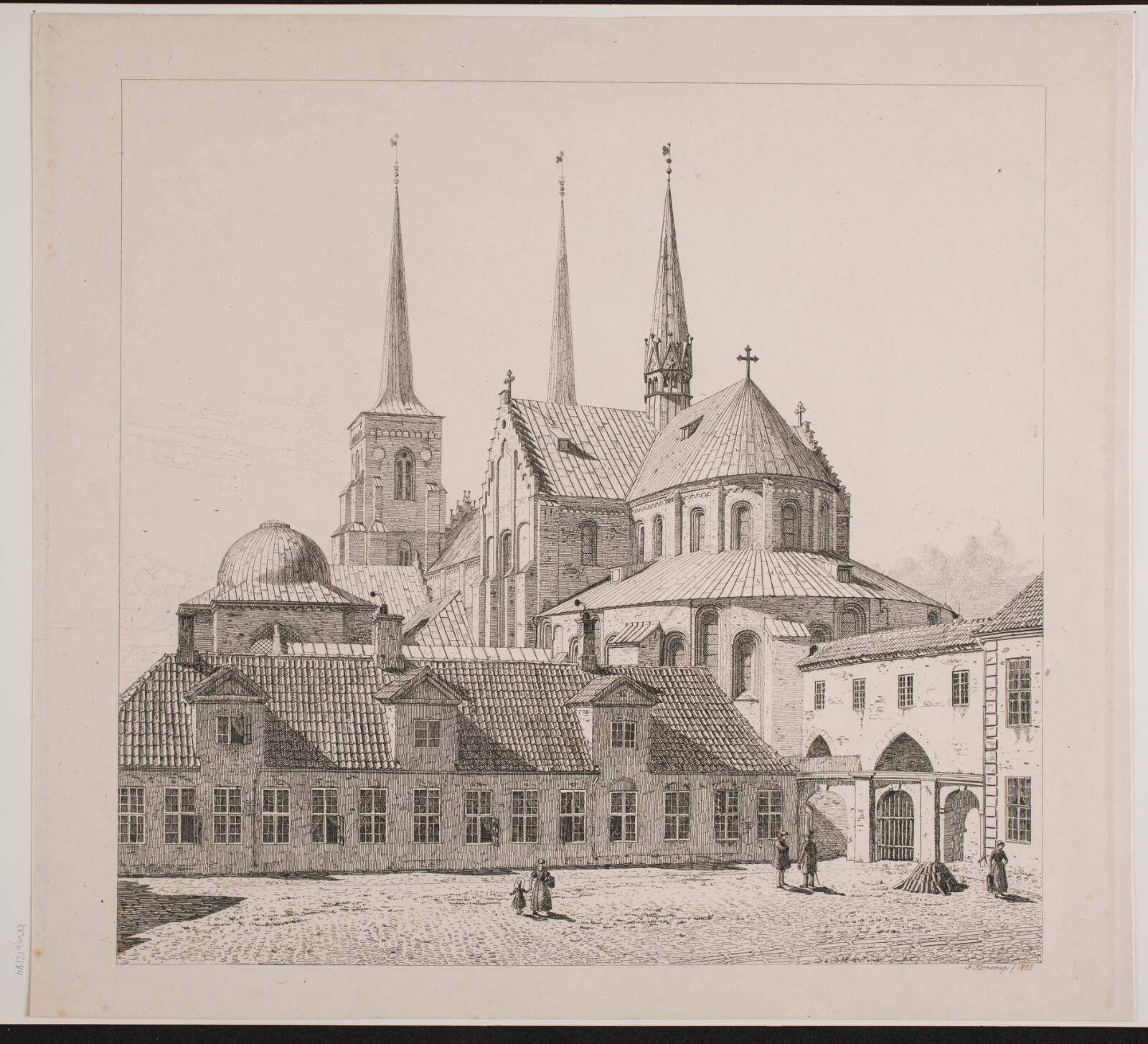 Roskilde Domkirke, Jacob Kornerup, 1855