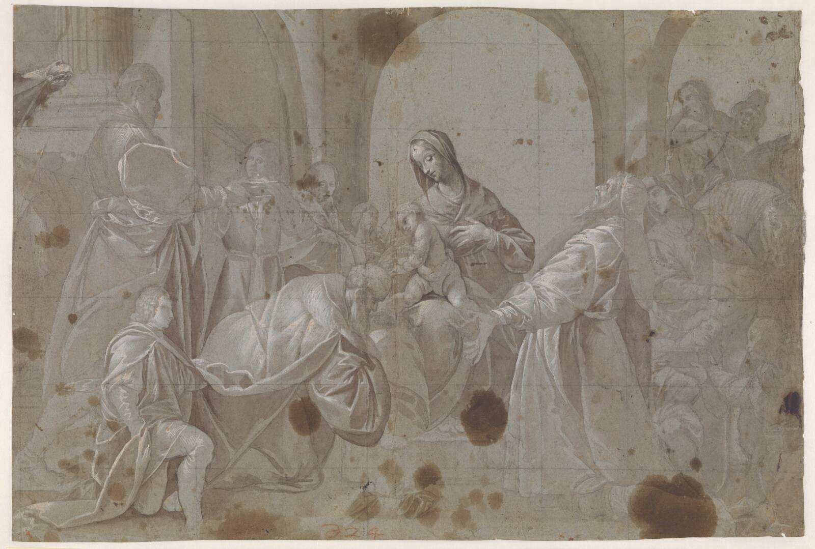 Kongernes tilbedelse, Isidoro Bianchi, 1622-1624