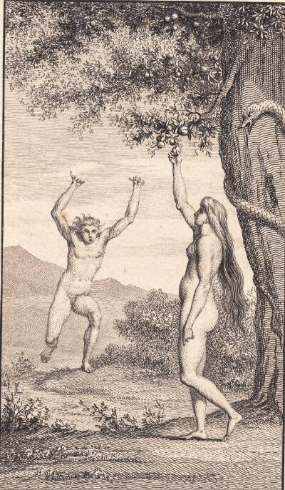 Illustration til Ewalds "Adam og Eva". III